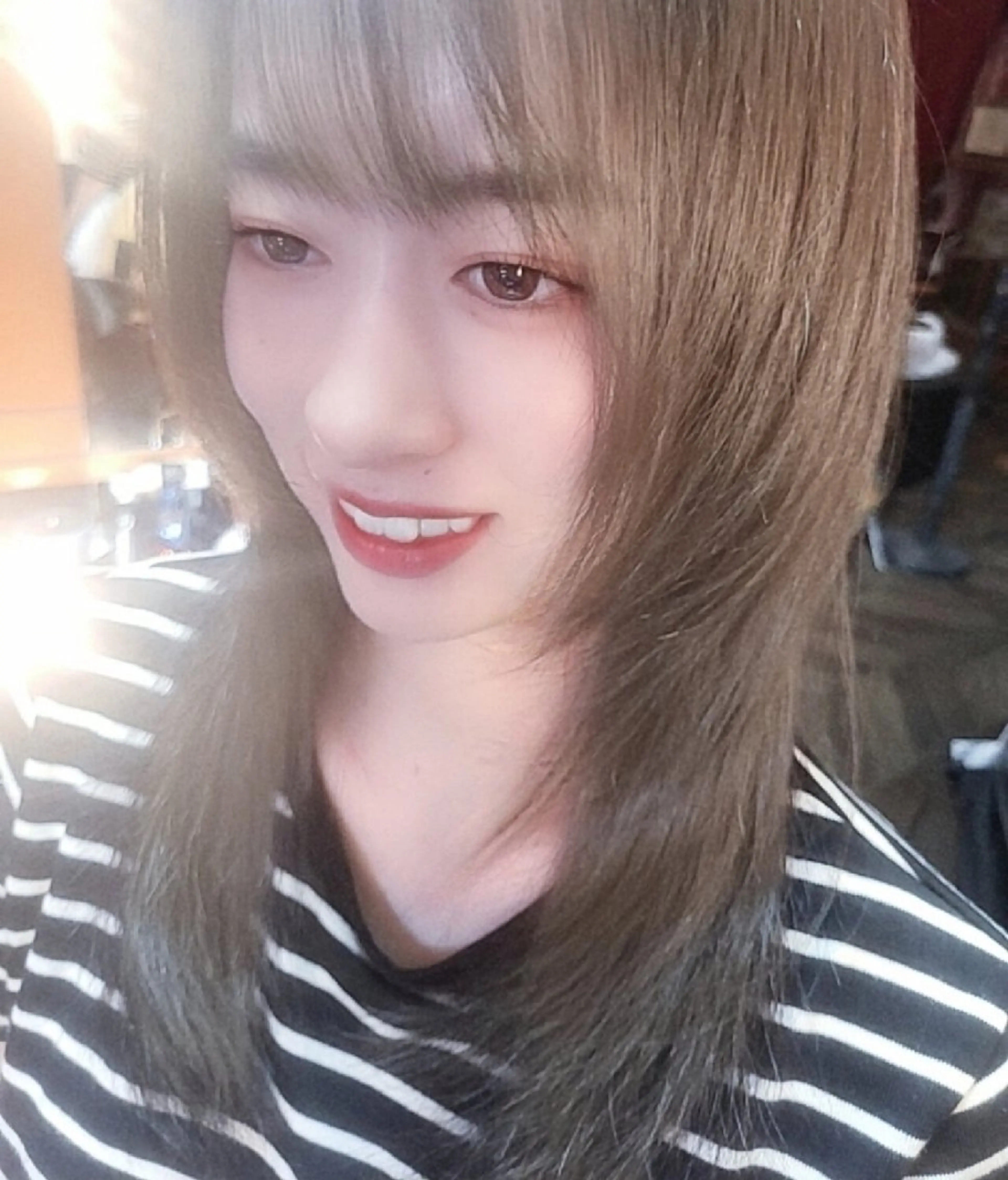 セミロング カット ヘアカラー トリートメント sinistra シニストラ　足利山下店所属・シニストラ足利 原宿表参道のカラーのヘアスタイル