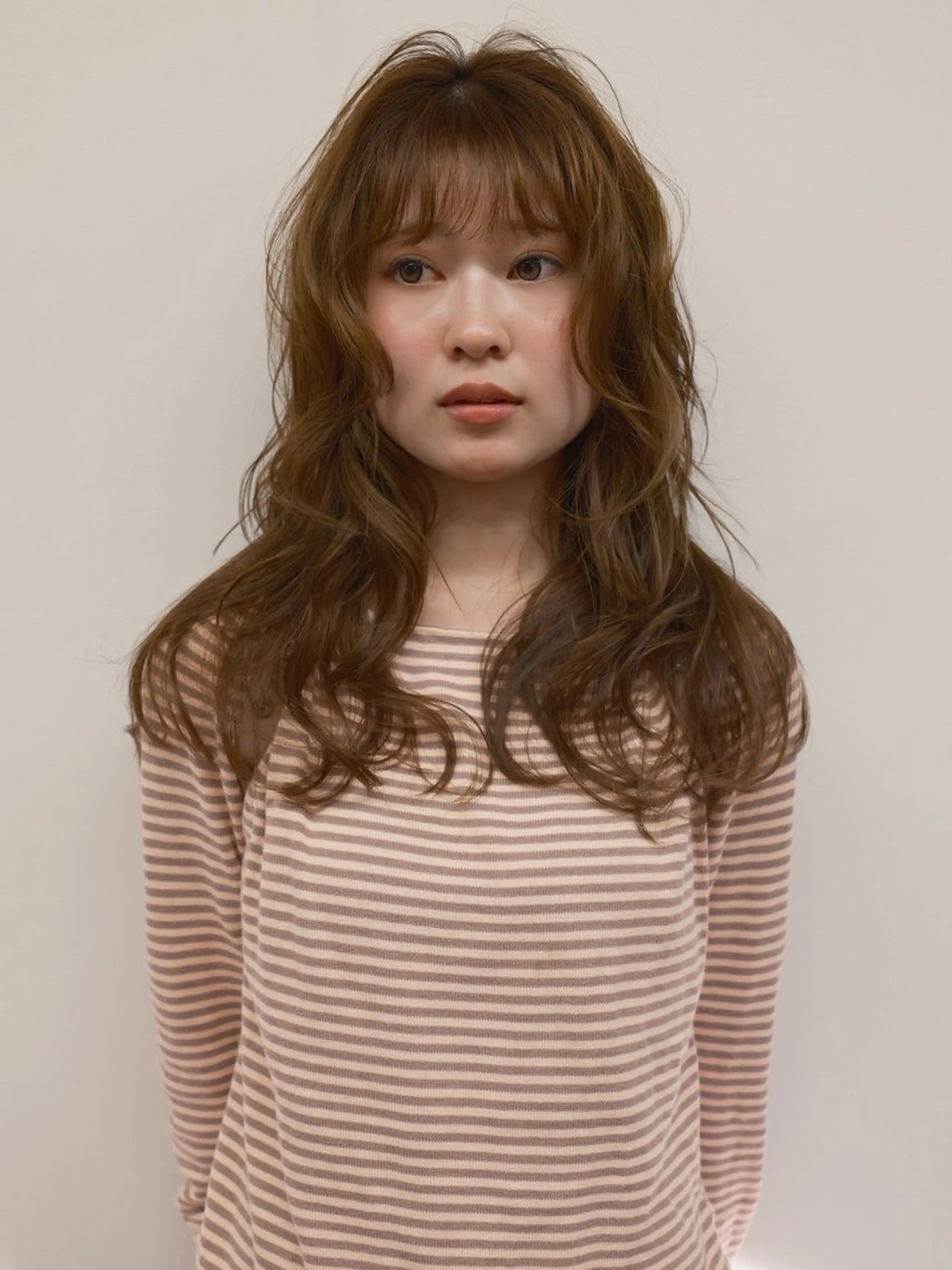 ロング カラー カット ヘアカラー パーマ/透明感カラー 元町🌱takutoのヘアスタイル