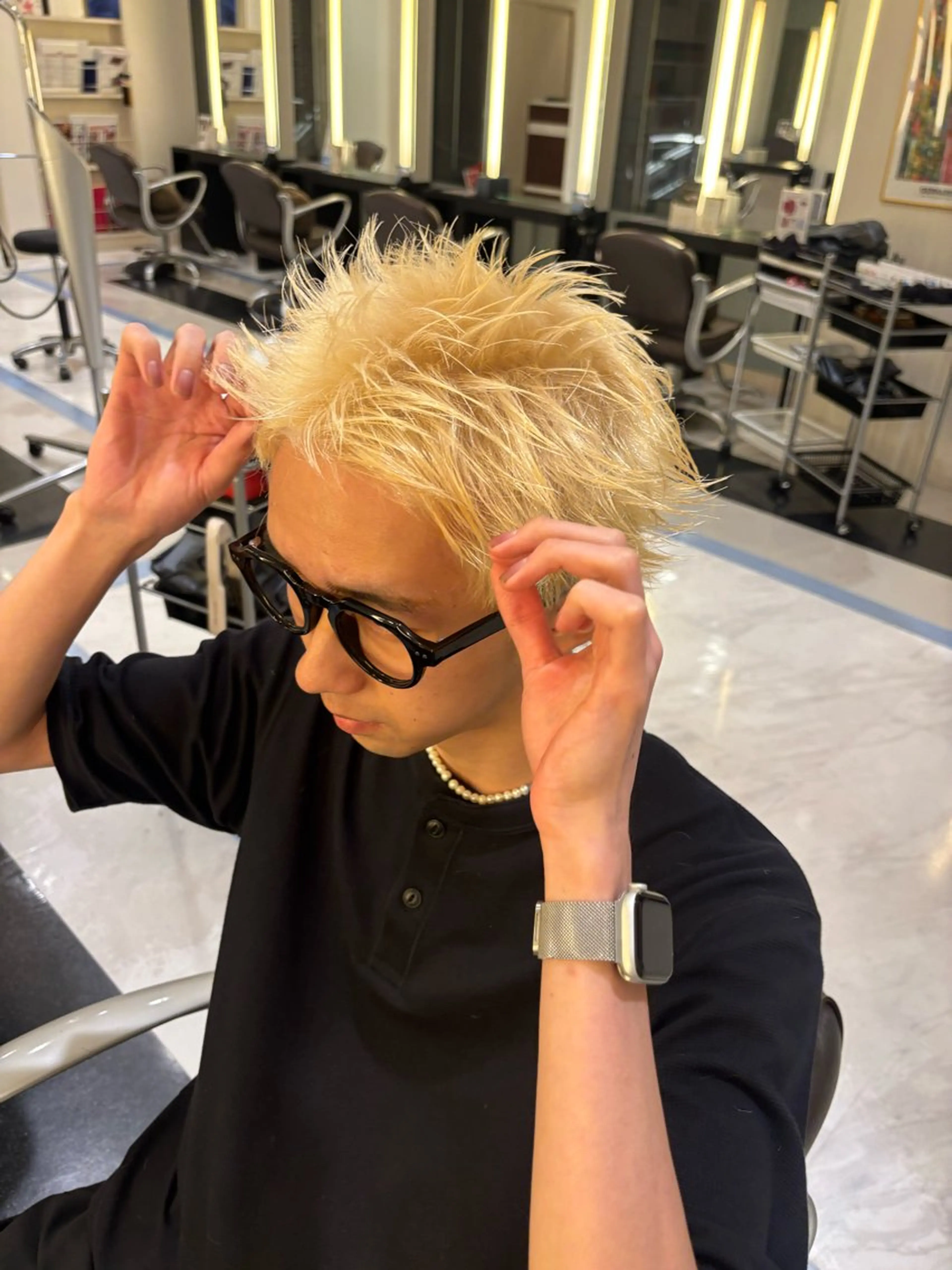ショート socie所属・森元 力哉のヘアスタイル