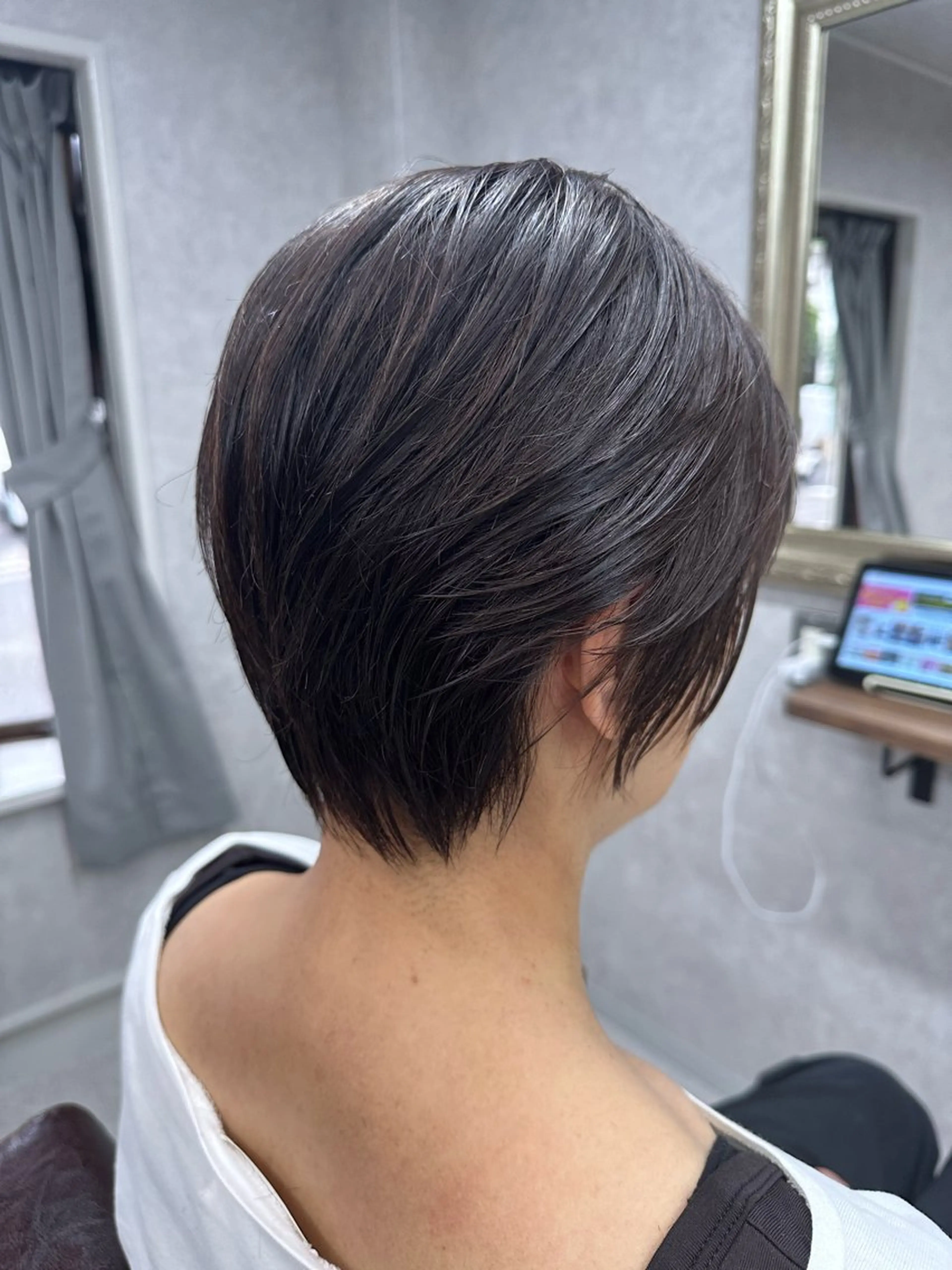 ショート カラー カット ヘアカラー トリートメント Lien 深井店のヘアスタイル