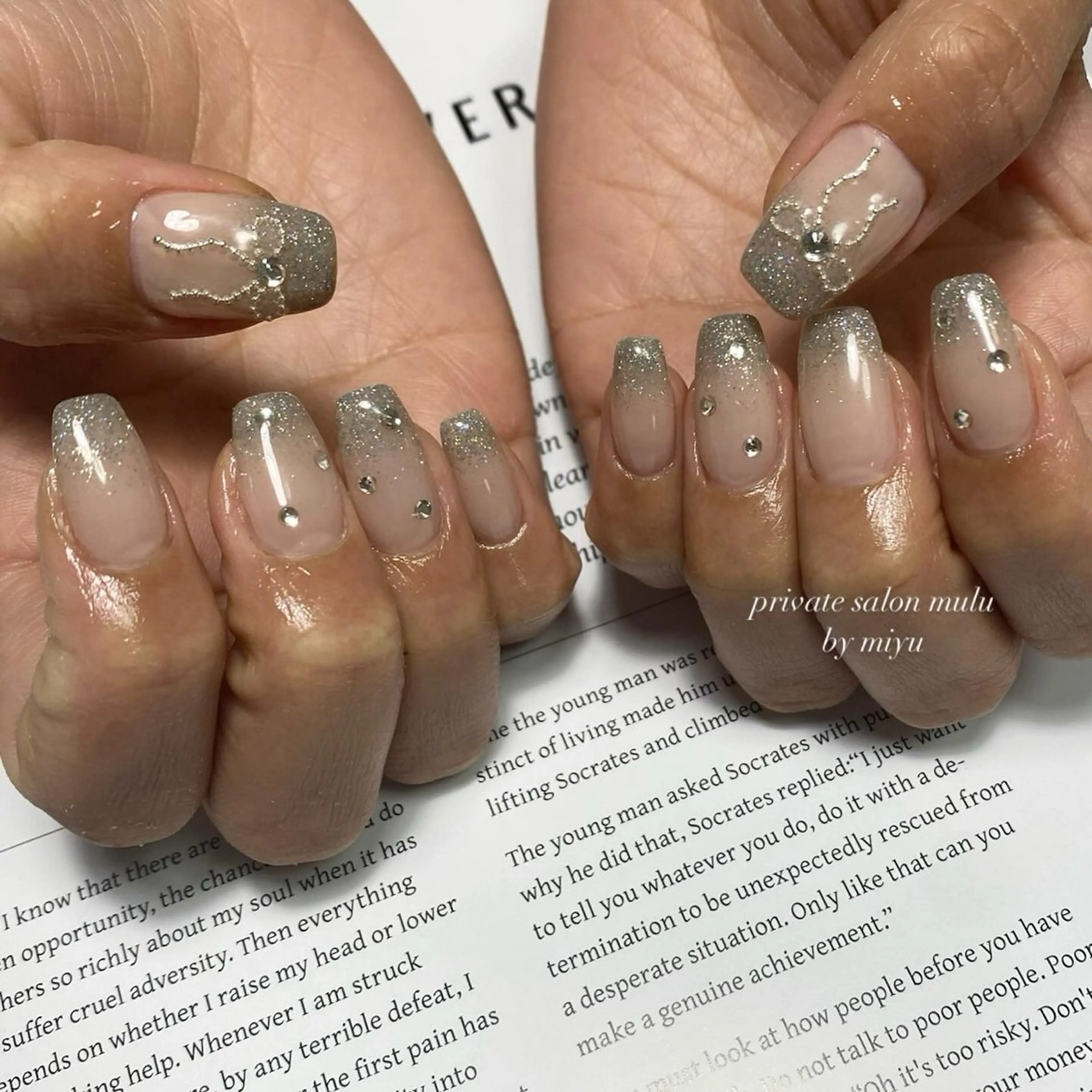 ネイル アートネイル 持ち込み nail salon muluのネイルデザイン