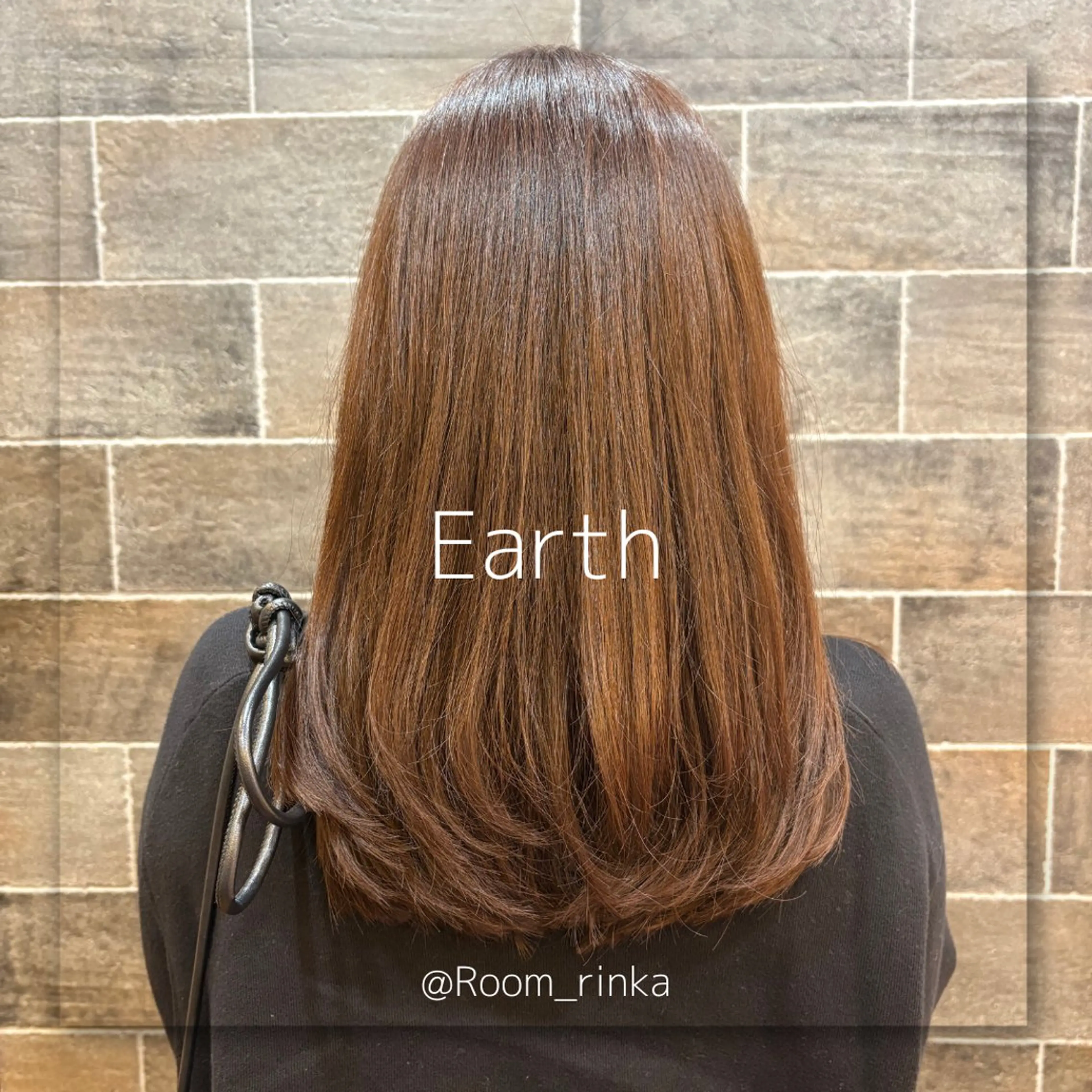 ロング アッシュ ボブ レイヤーカット ヘアカラー 栗原 鈴華🌻のヘアスタイル