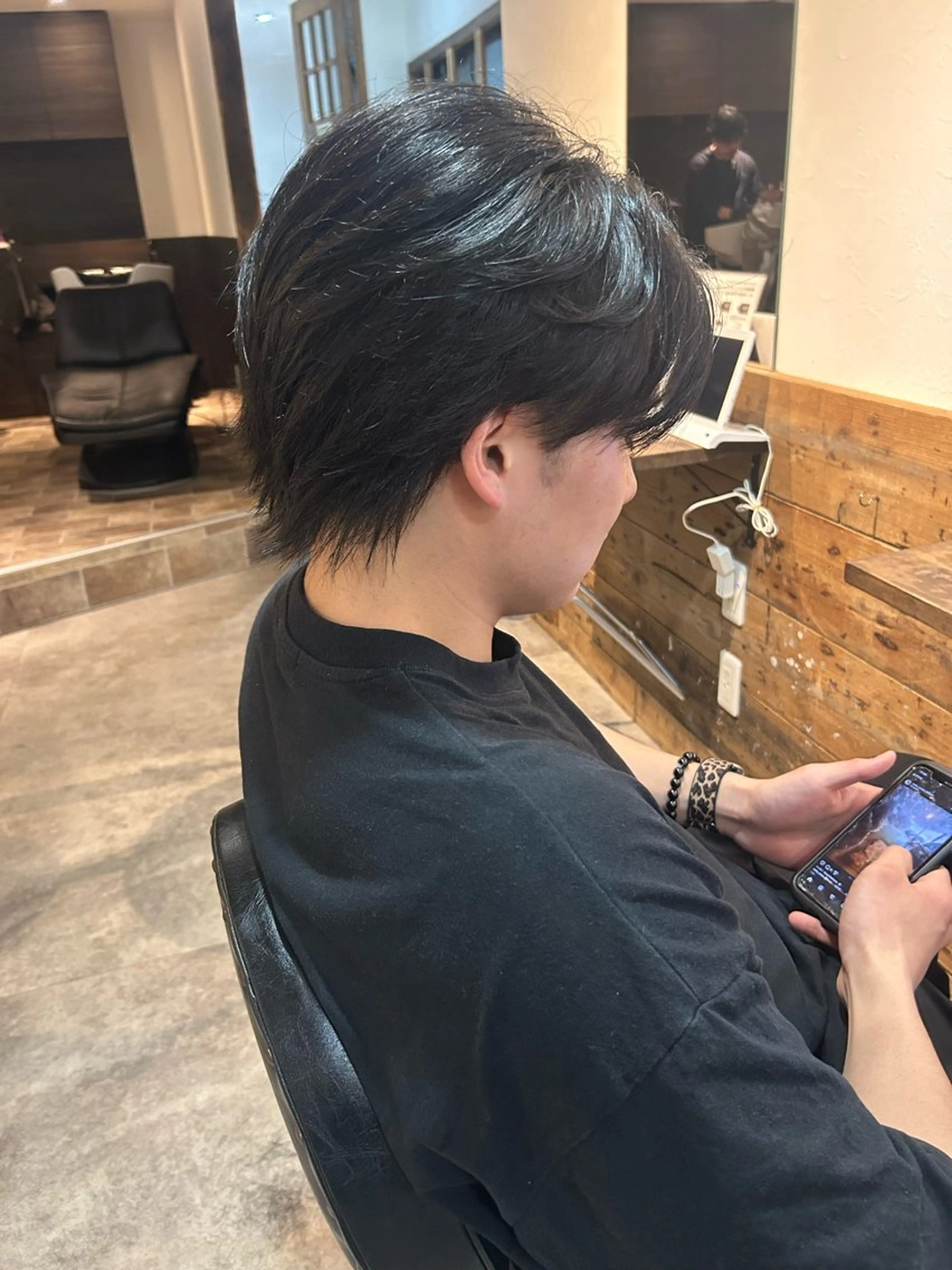 ショート 韓国風ヘア Lafith  hair flamme所属・哲平／ショート／メ ンズ／ボブ／艶髪✨のヘアスタイル