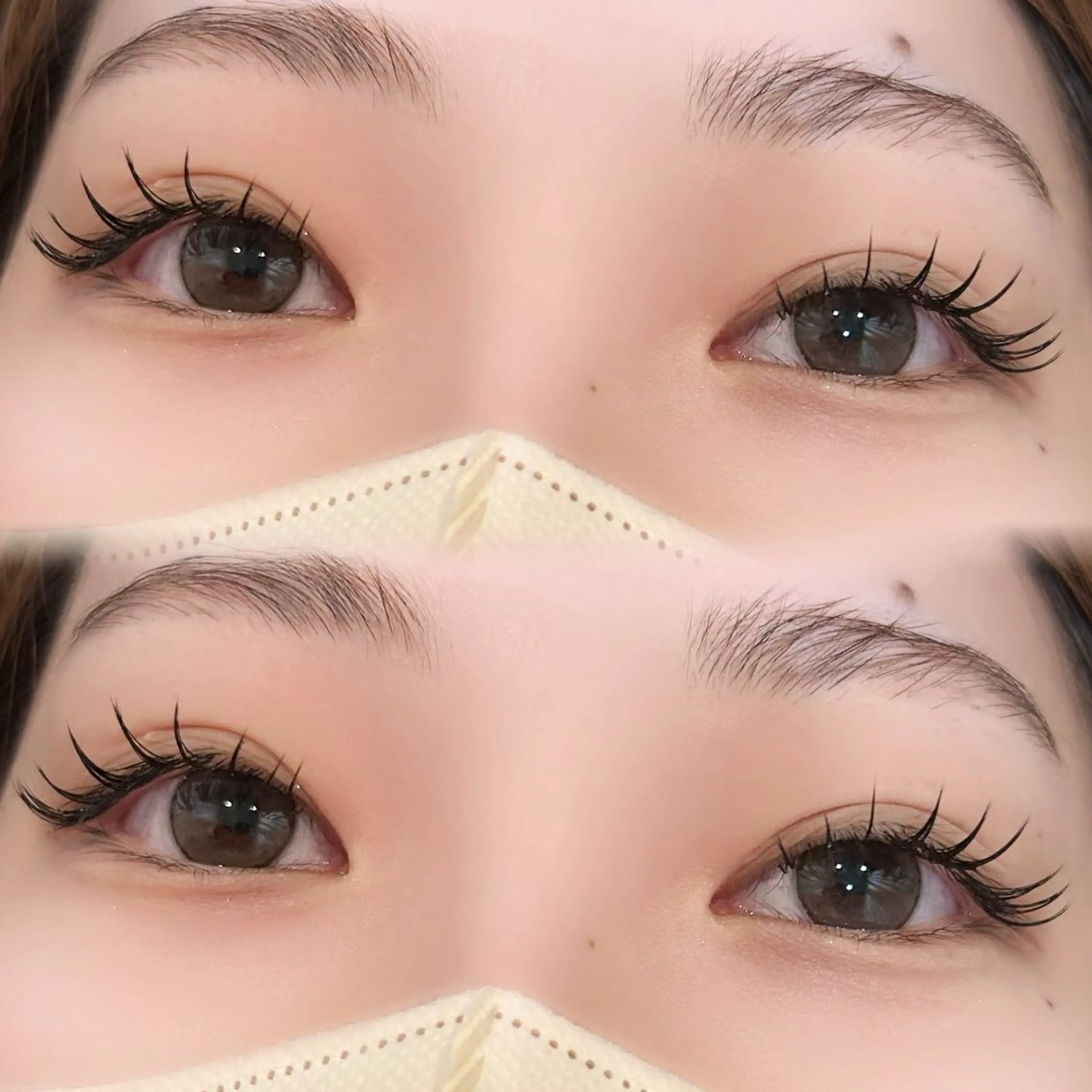 マツエク・マツパ マツエク 暖色カラー/アレンジ /束間まつげ🌼のマツエク・マツパデザイン