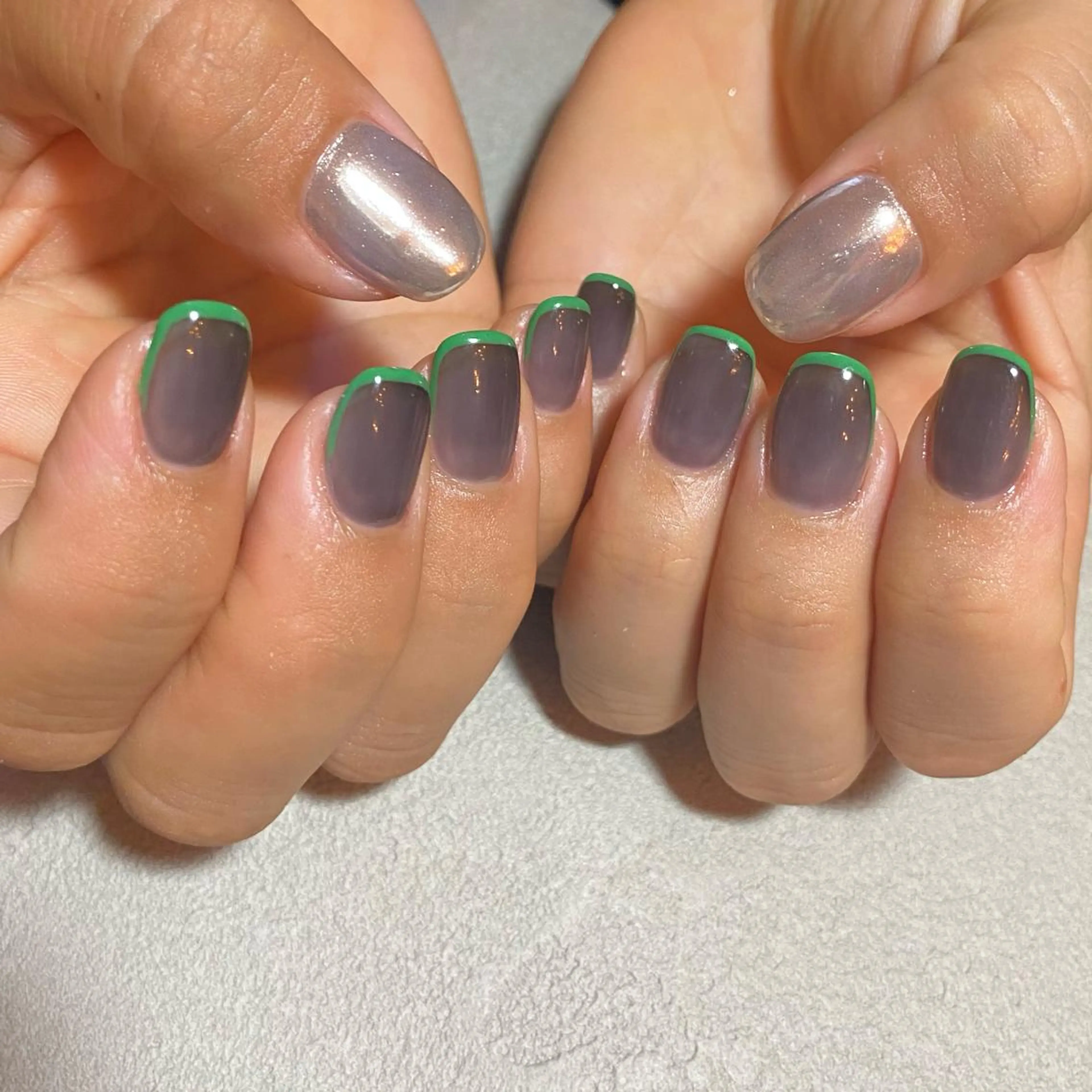 ネイル アートネイル ニュアンスネイル 春ネイル 夏ネイル ハンドネイル 山田 貴子のネイルデザイン