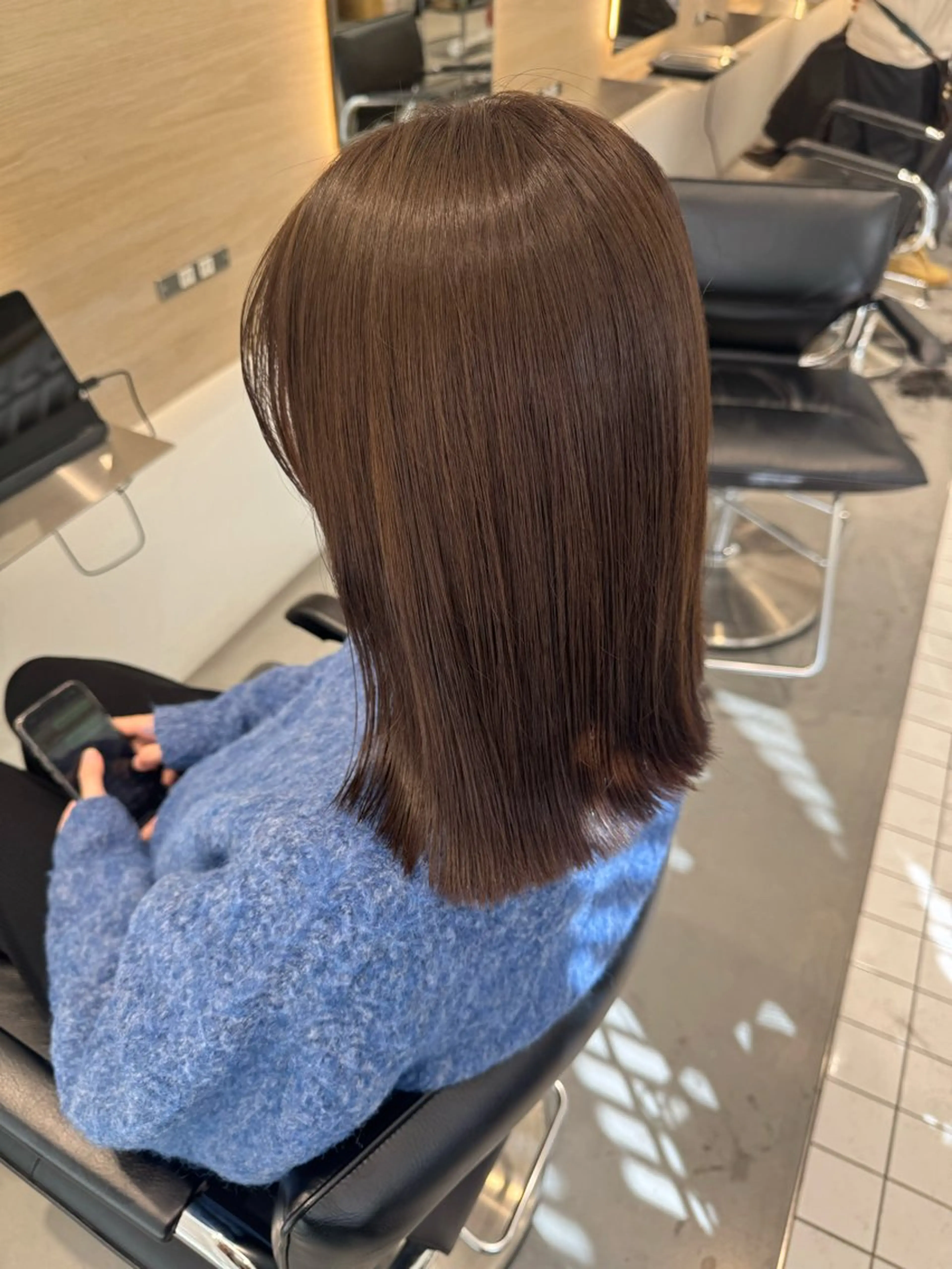 カラー カット ヘアカラー ナカバチ ユイ🌼 Rizm greenのヘアスタイル