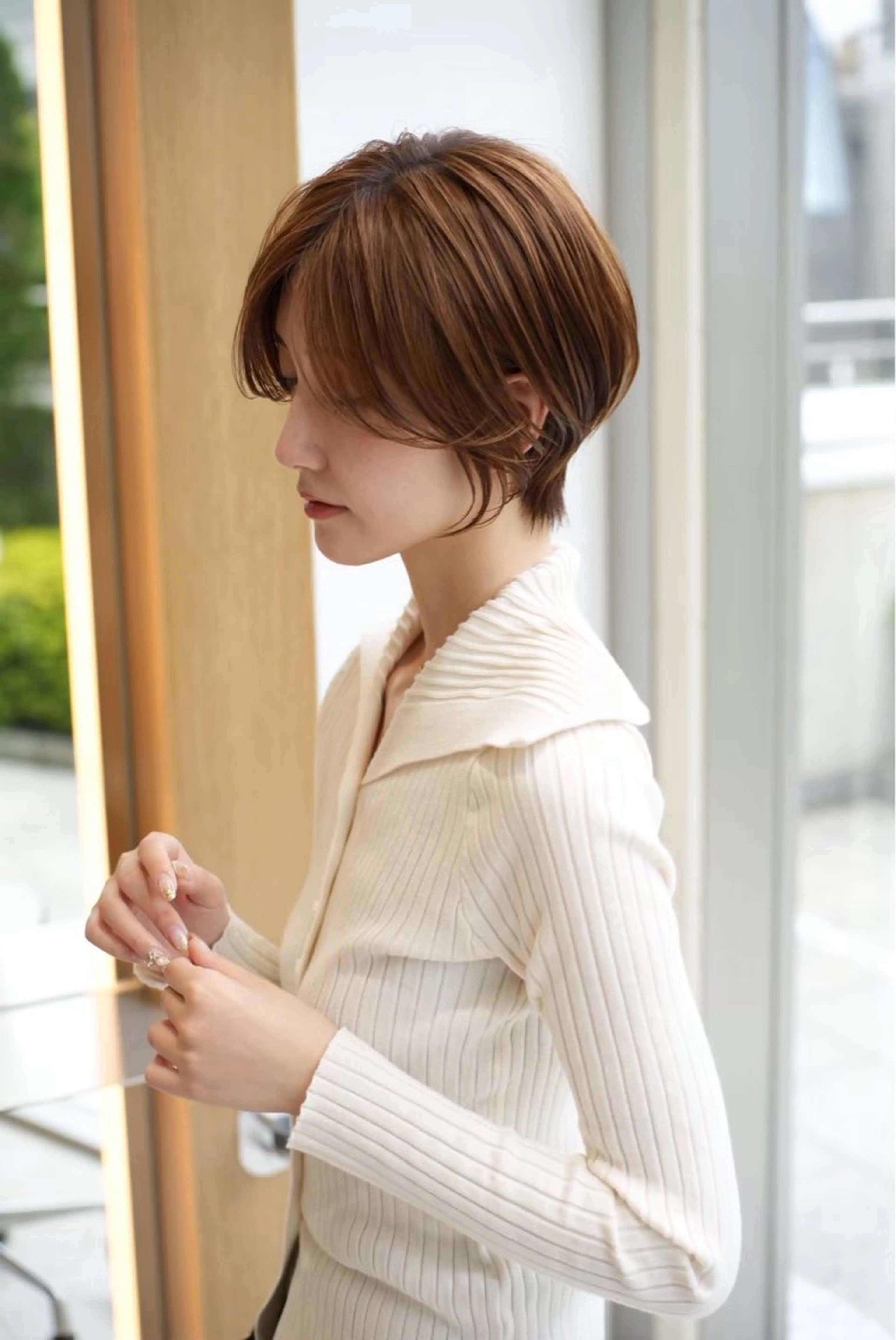 ショート カラー 加賀 千聖 /soigneのヘアスタイル