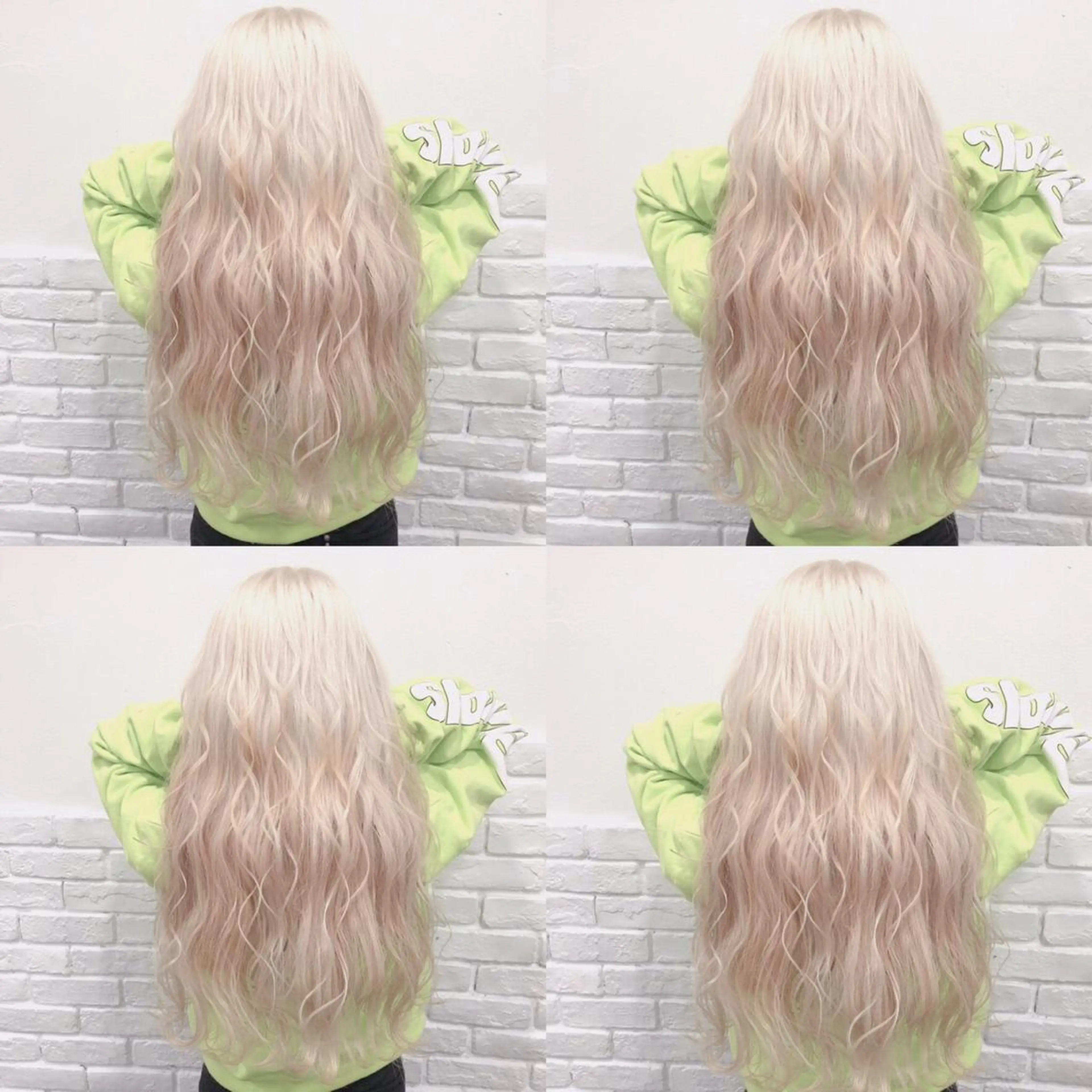 ロング カラー 韓国レイヤーカット/ 儚げカラーチナツのヘアスタイル