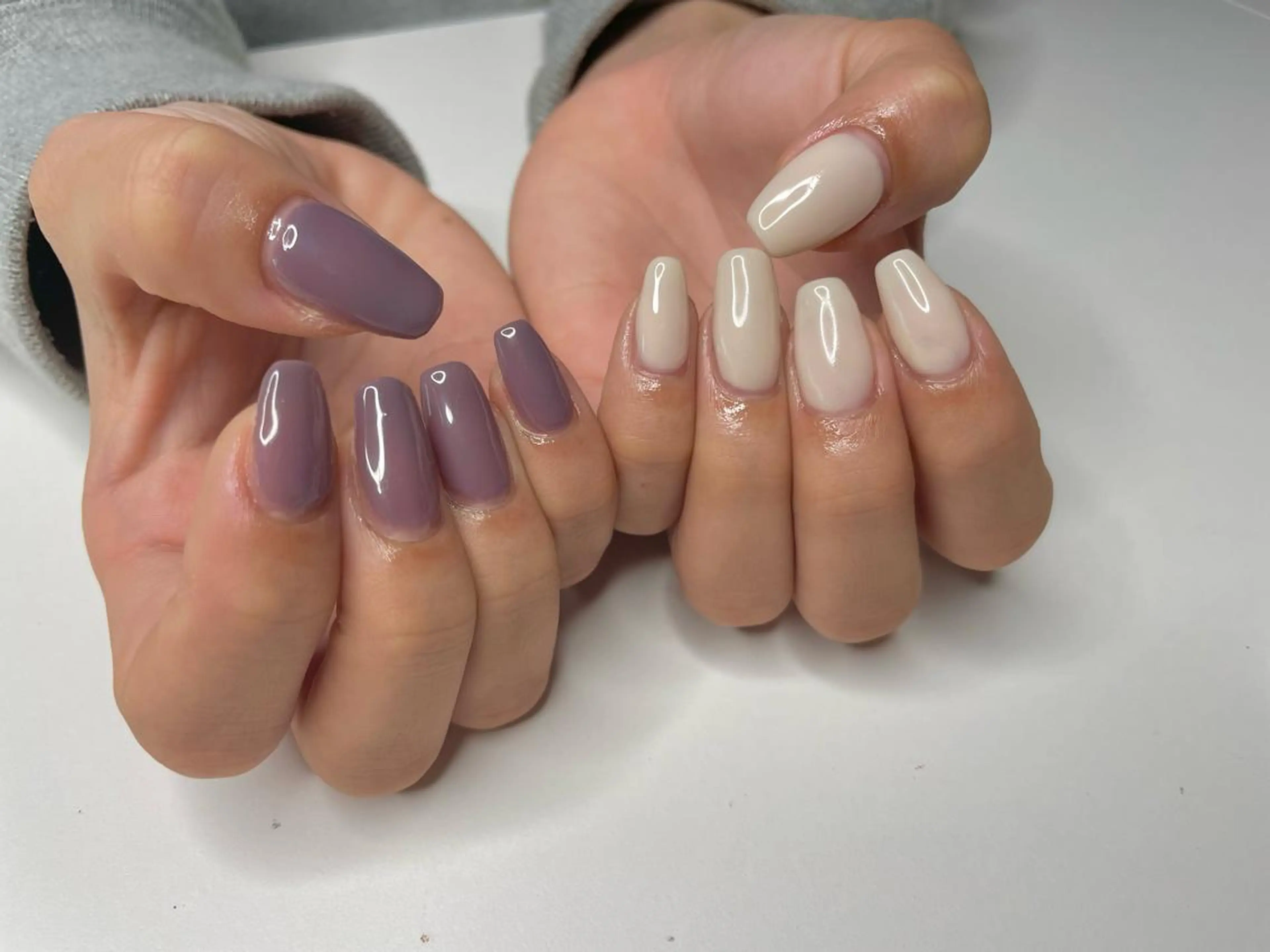 ネイル ワンカラーネイル Ri-e's nailのネイルデザイン