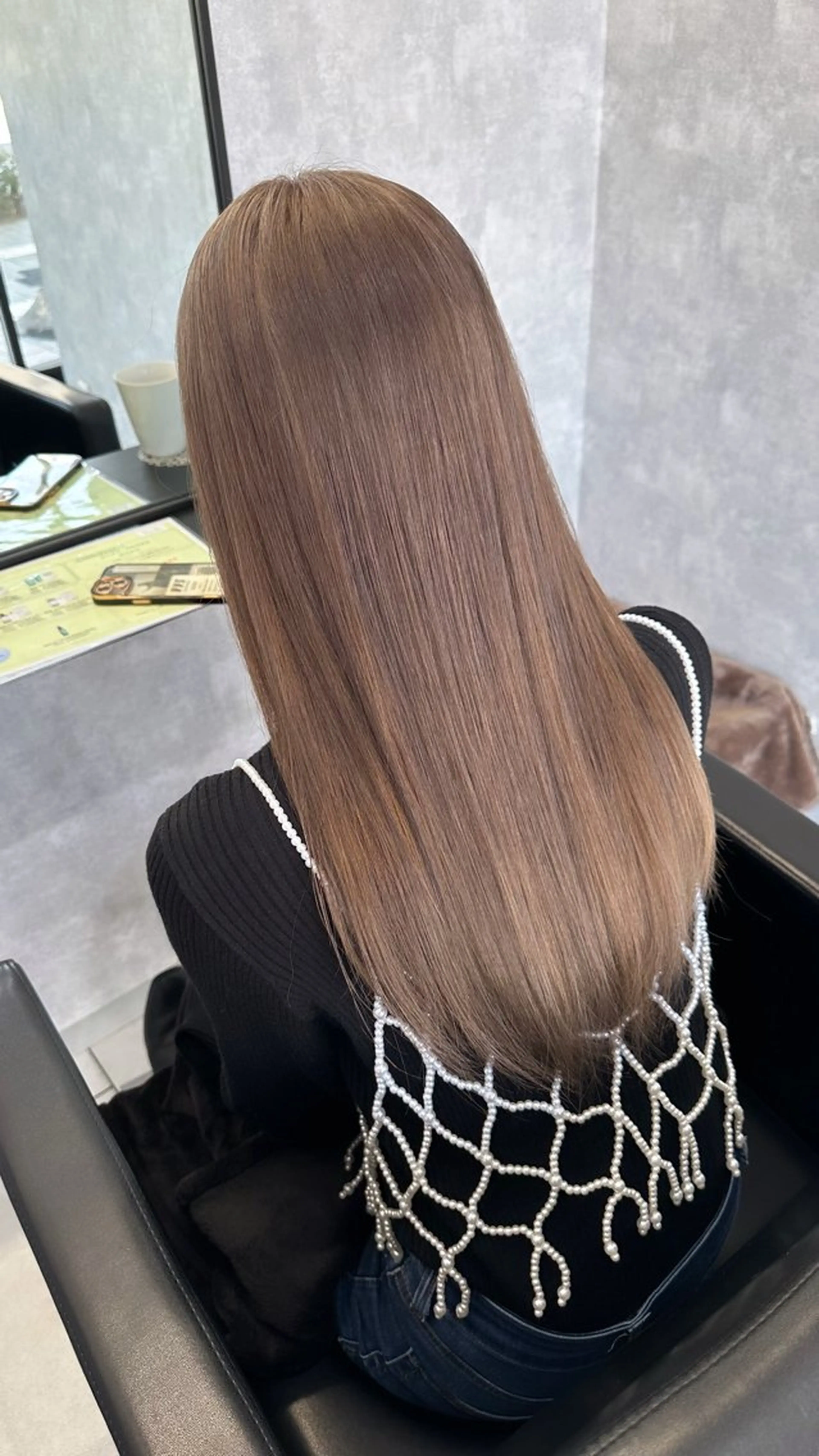 ロング カラー ブラウンカラー ヘアカラー 透明感カラー/高畑 /名古屋/山口航輝のヘアスタイル