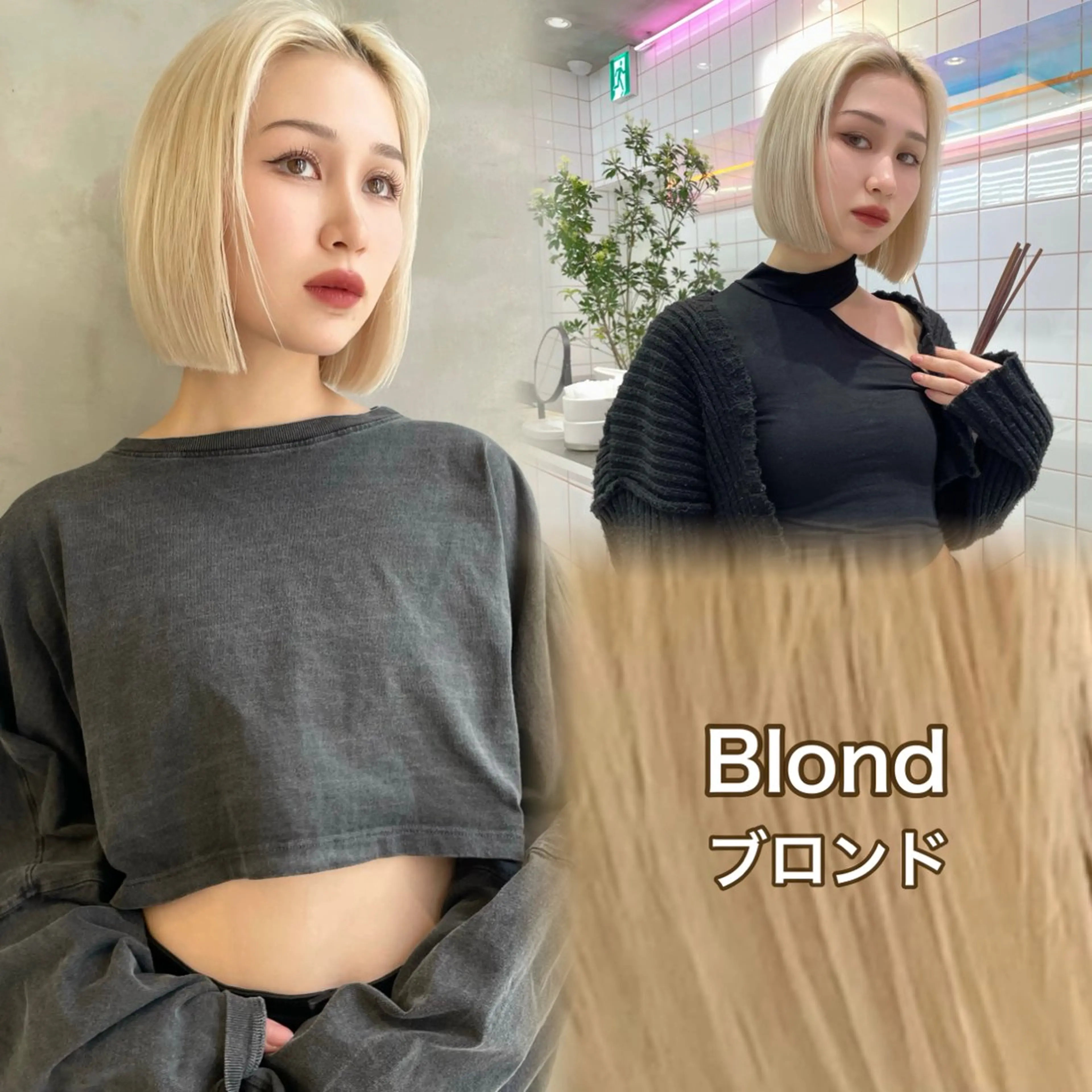 ショート 脱白髪染め/ 髪質改善/ハクのヘアスタイル