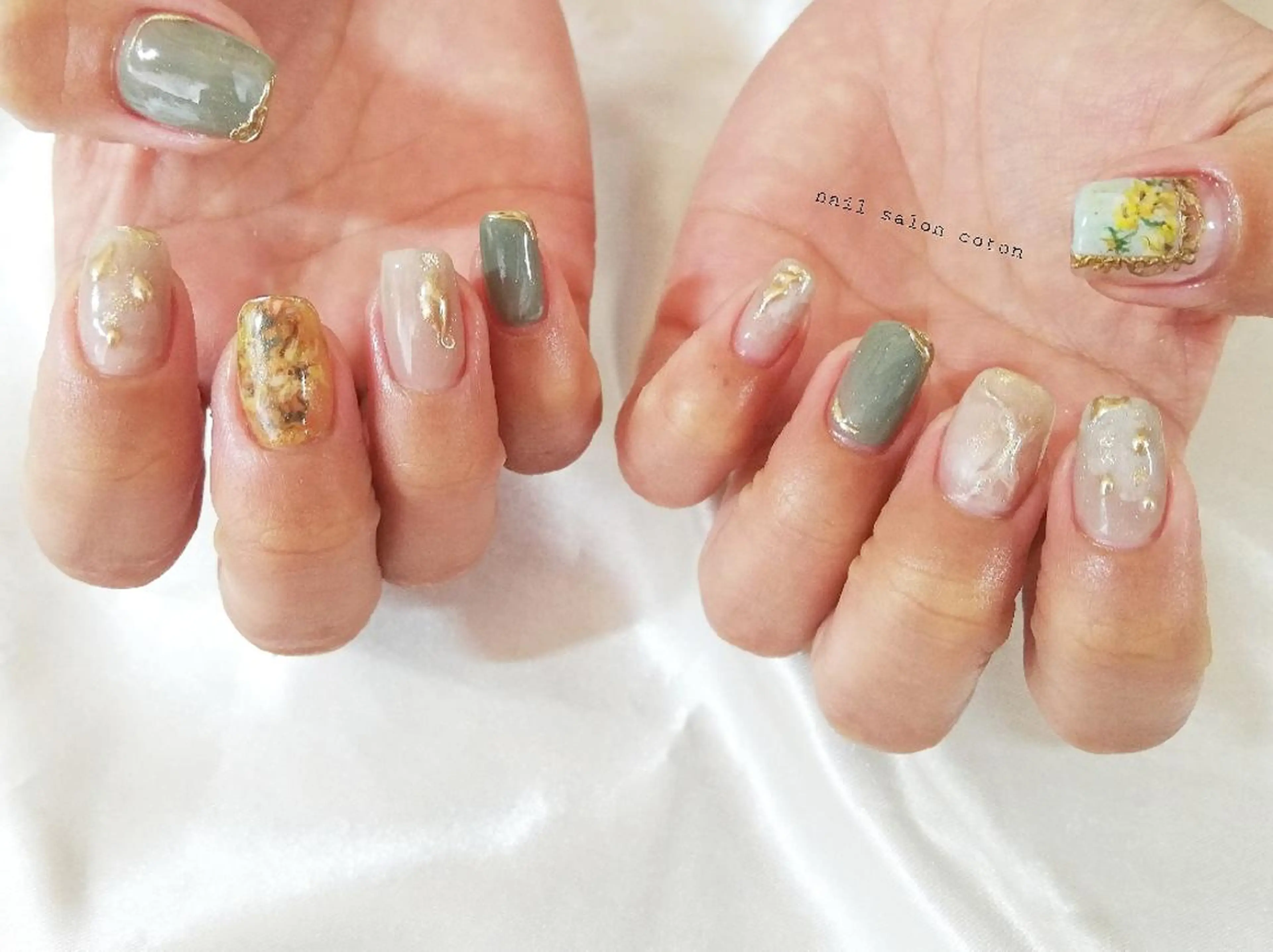 ネイル 🥀ネイルサロン cotonコトン🥀のネイルデザイン