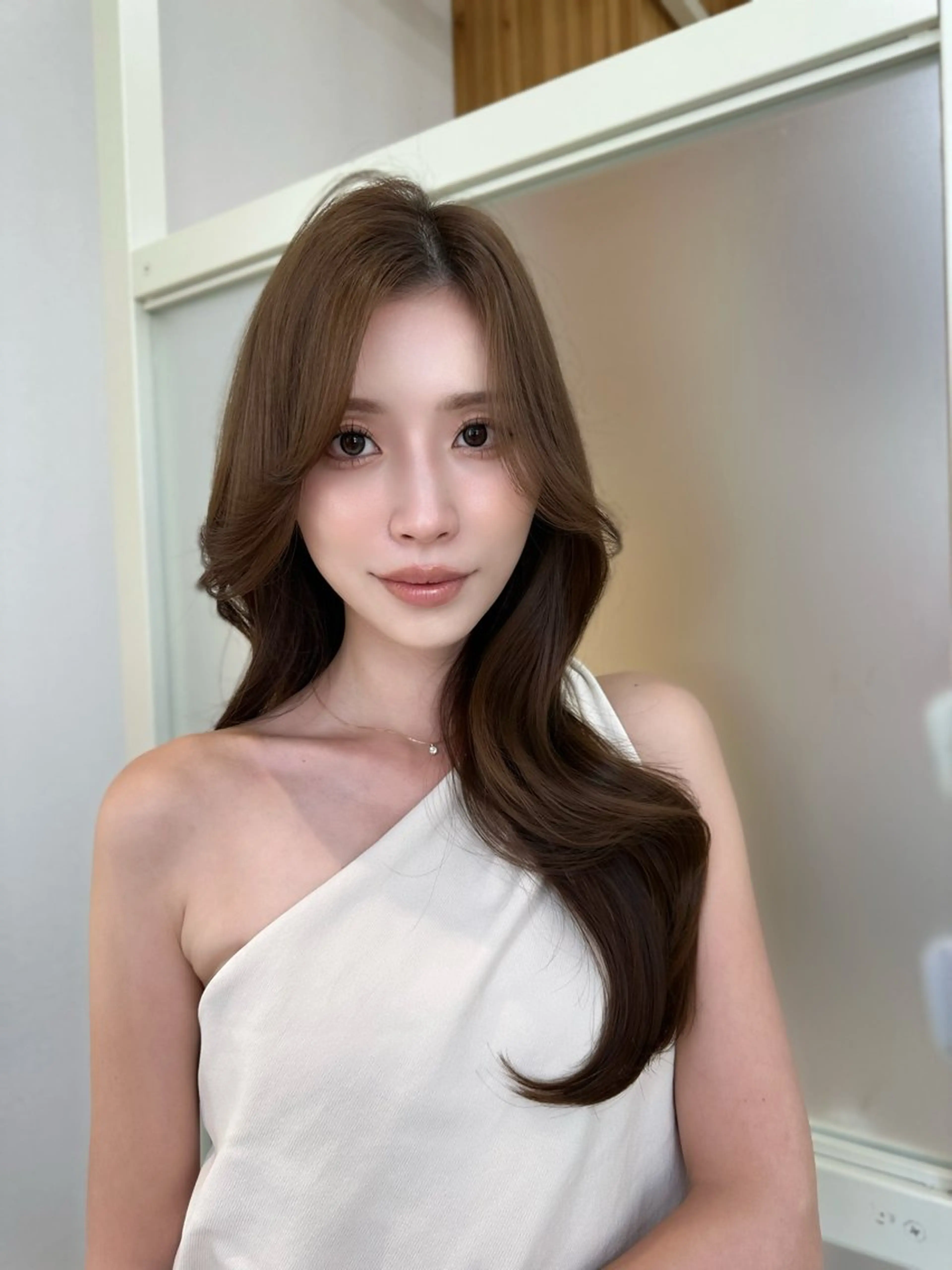 【🌙SNS記載OKのロングの方限定🌙】カット&透明感カラー🩵&自社開発トリートメント🎀🤍の写真