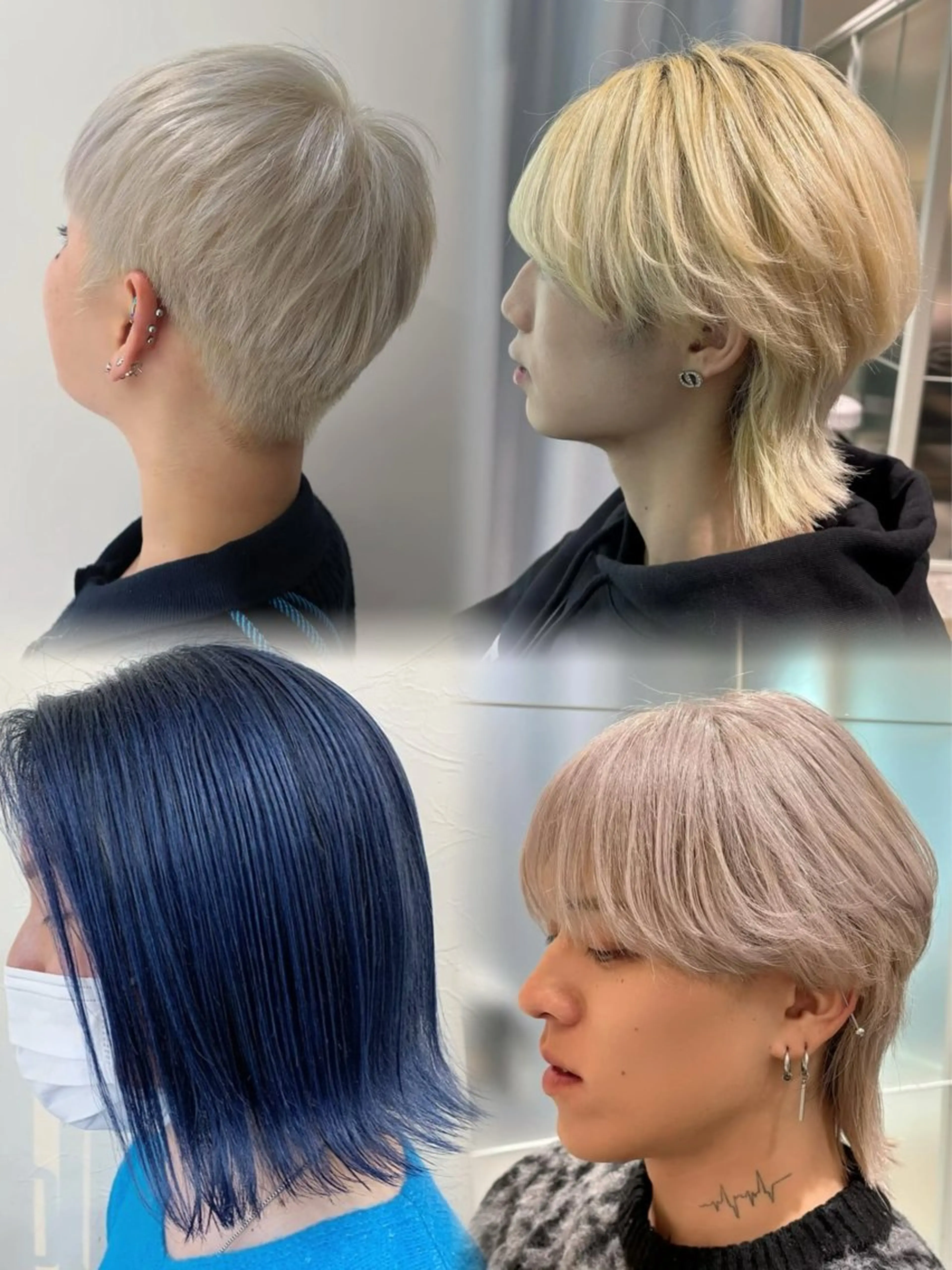 今月限定✨‼️(ゲリラ)カット、選べるブリーチ、デザインカラー、オンカラー付き、トリートメントの写真