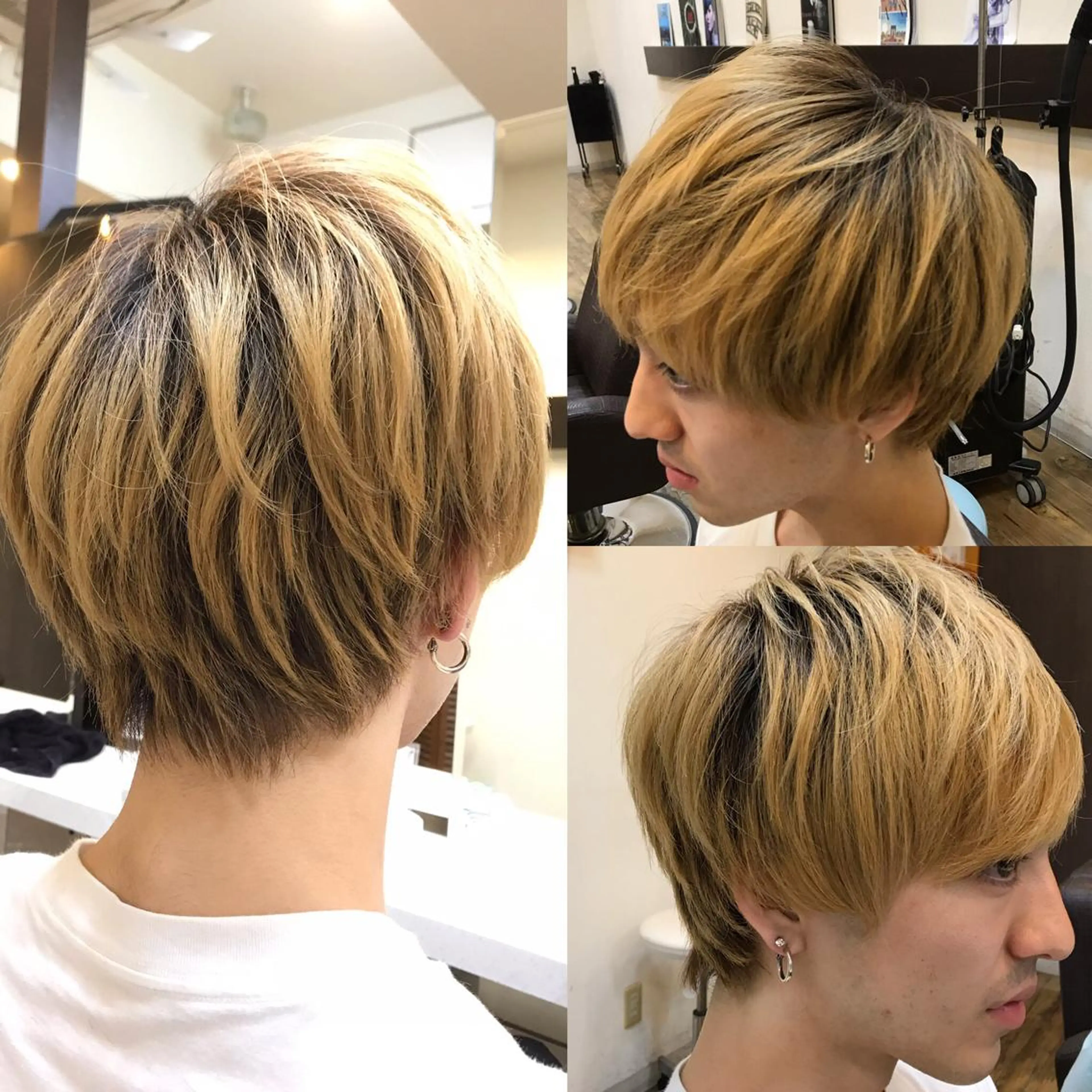 ショート メンズ マッシュ ショートヘア 赤羽、髪質改善サロン 吉野リョウスケのヘアスタイル