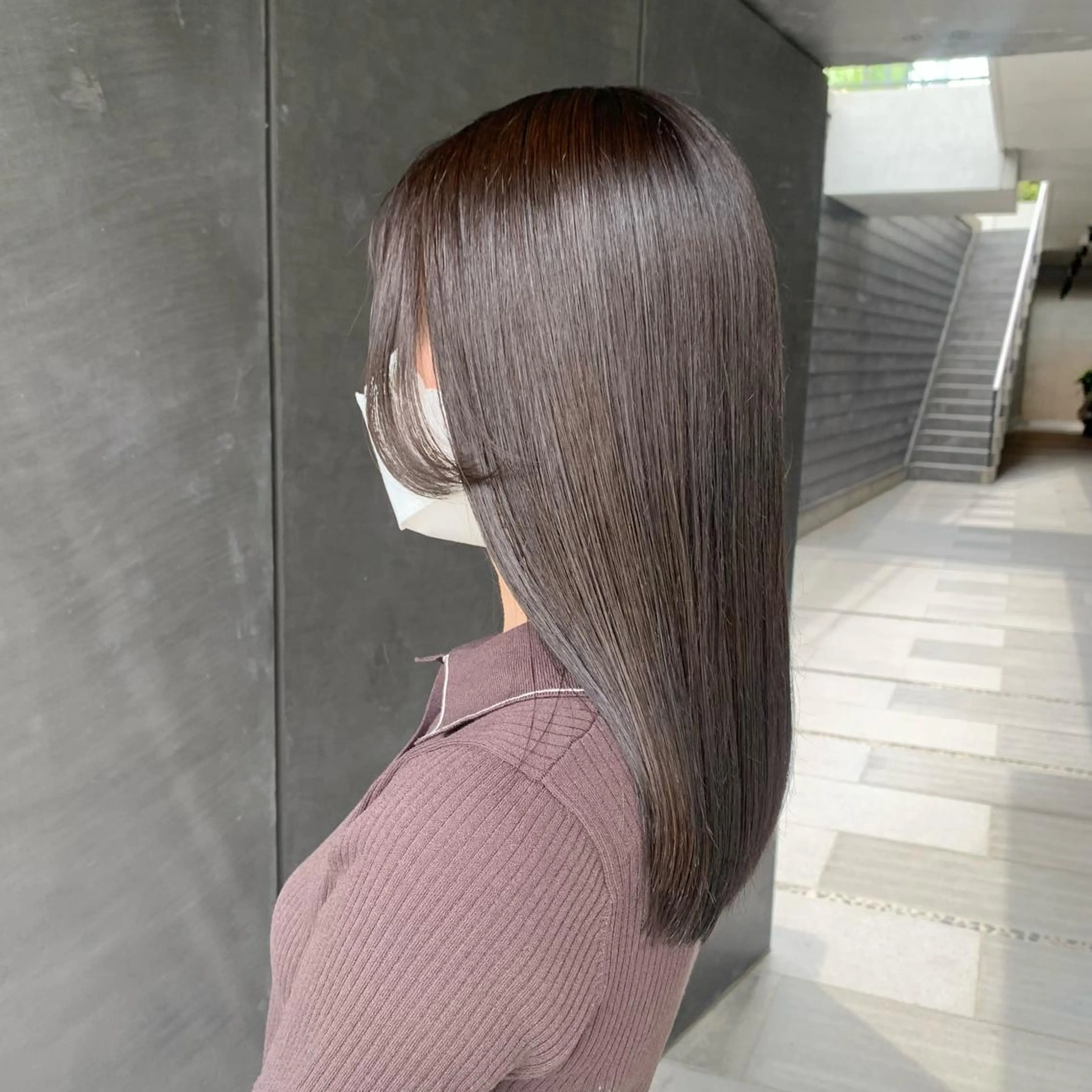 ポイントカラー(部分的に染めます🥣)＋marbb🫧(クレンジングバブル) ※早朝料金+2300円の写真