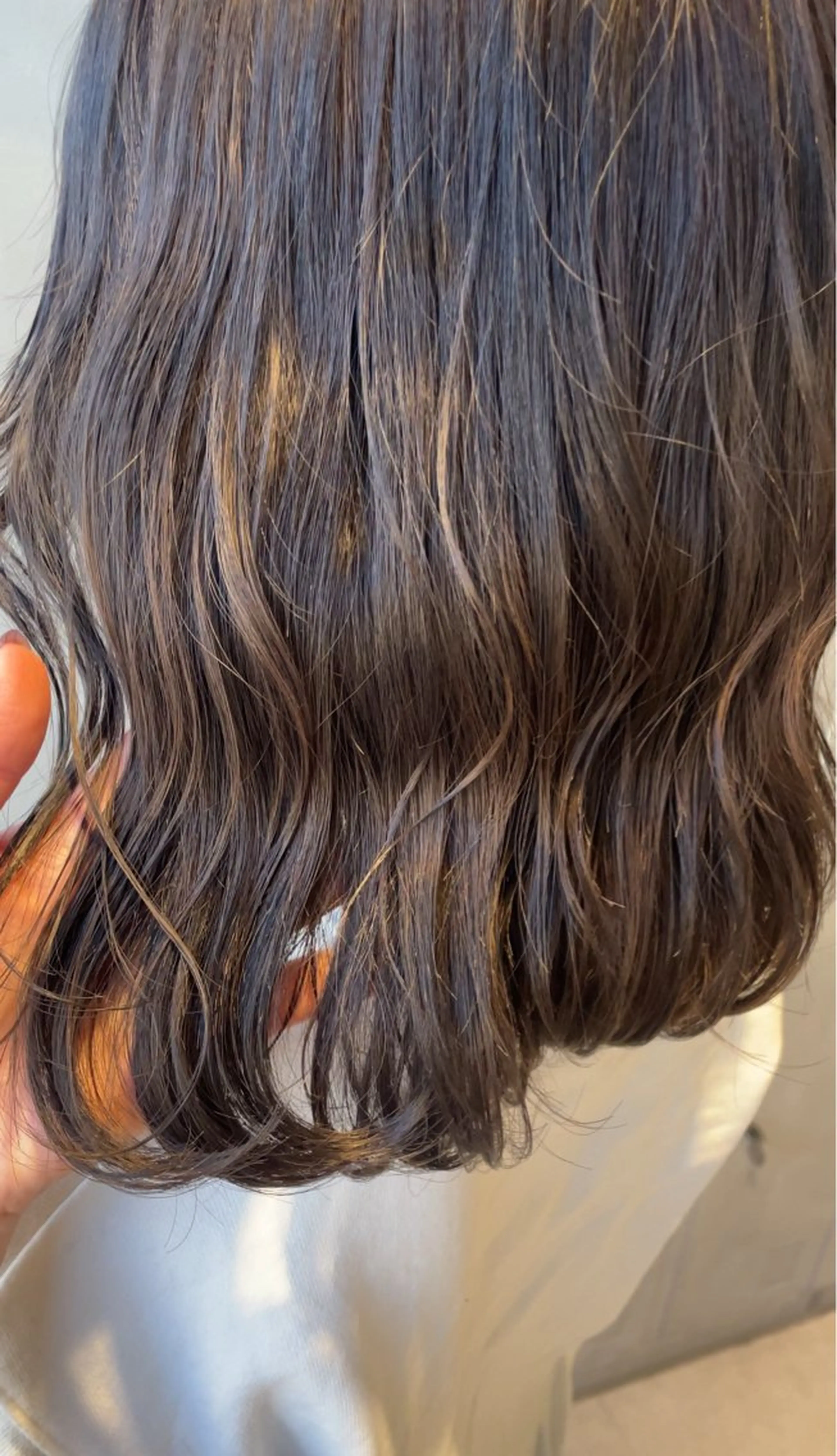 ミディアム カラー ベージュカラー 透明感カラー Lei所属・黒田 優里 🎀🫧のヘアスタイル