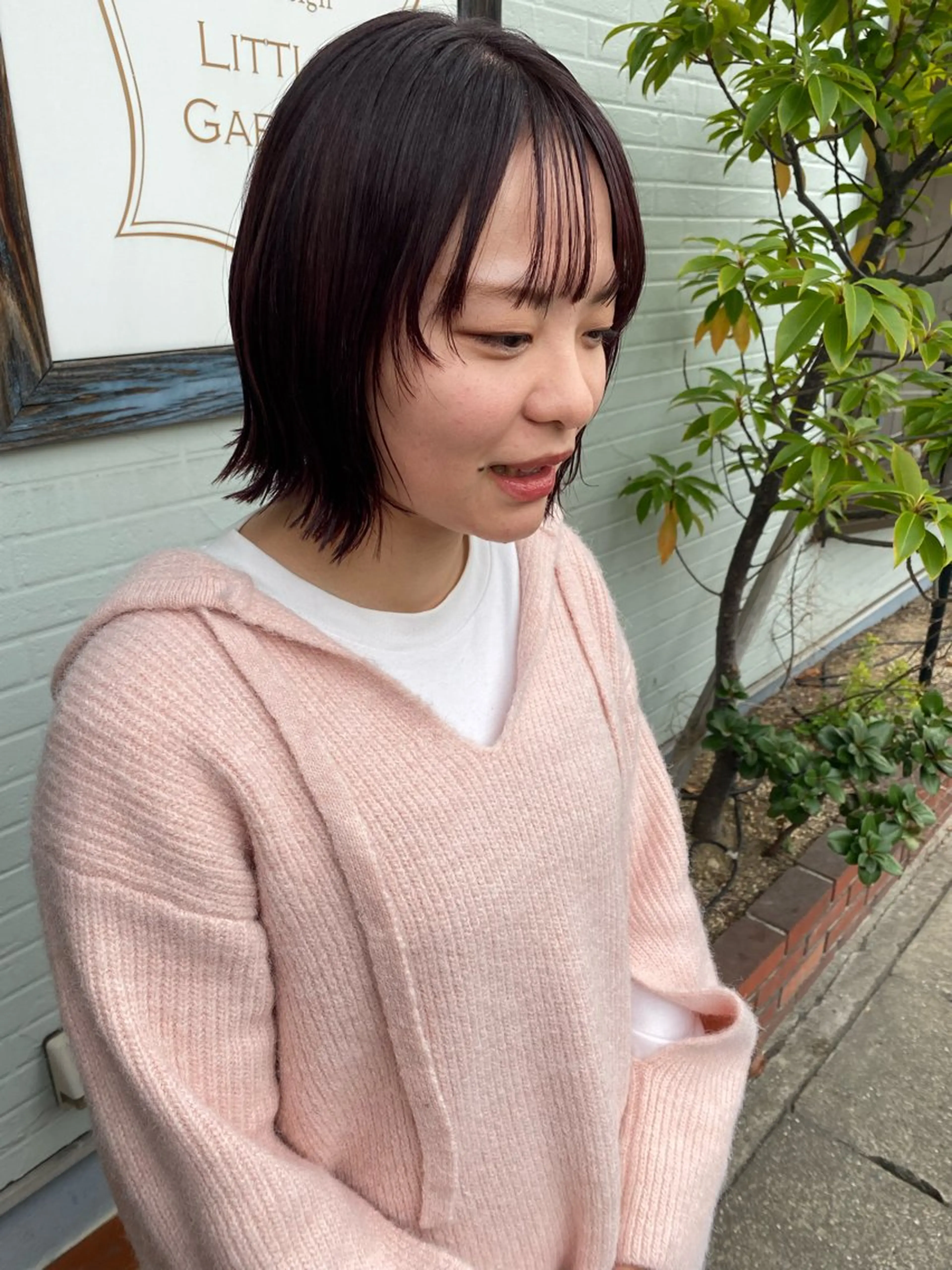 ミディアム カラー カット ヘアカラー Hanon hair＆relaxation所属・🌿‬Hanon 藤井よし乃🌿‬のヘアスタイル