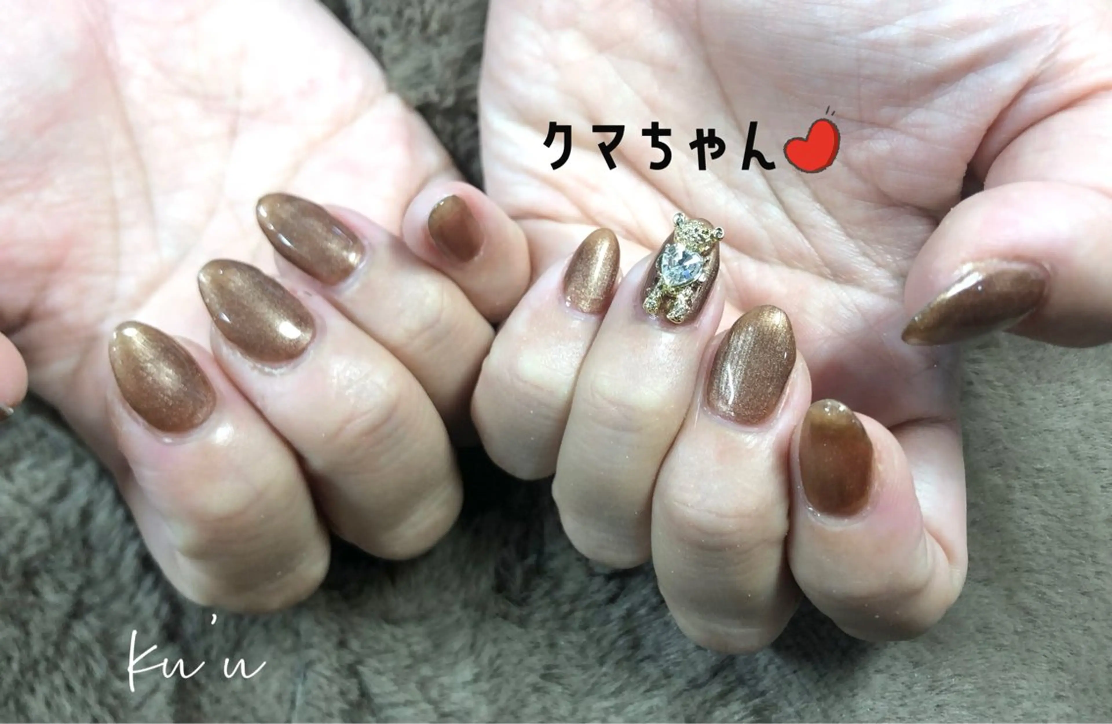 ミディアム サロンku'u所属・salon kuuのネイルデザイン