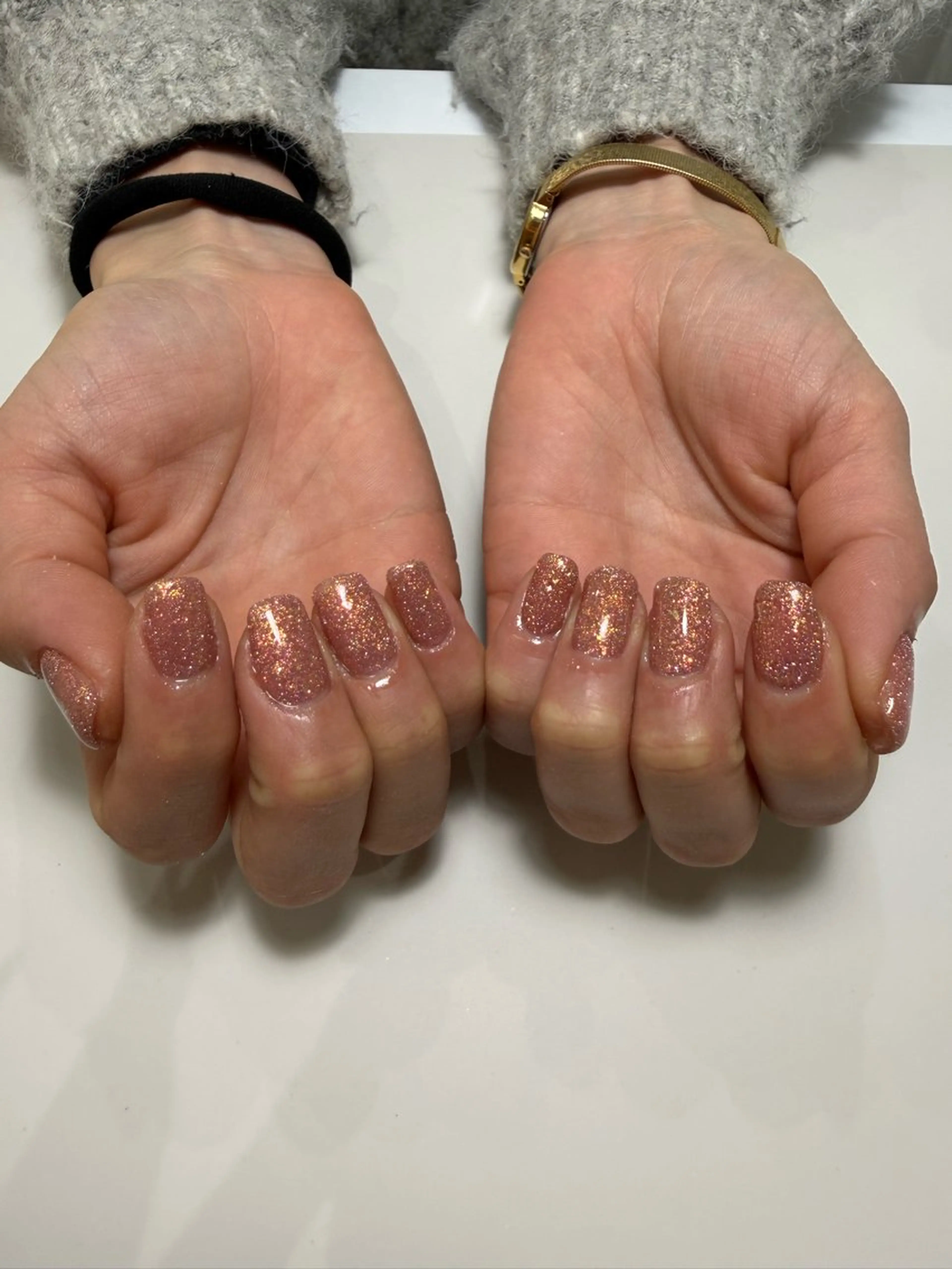 ネイル フラッシュネイル ワンカラーネイル ハンドネイル Plus Ewalu / mihiroのネイルデザイン