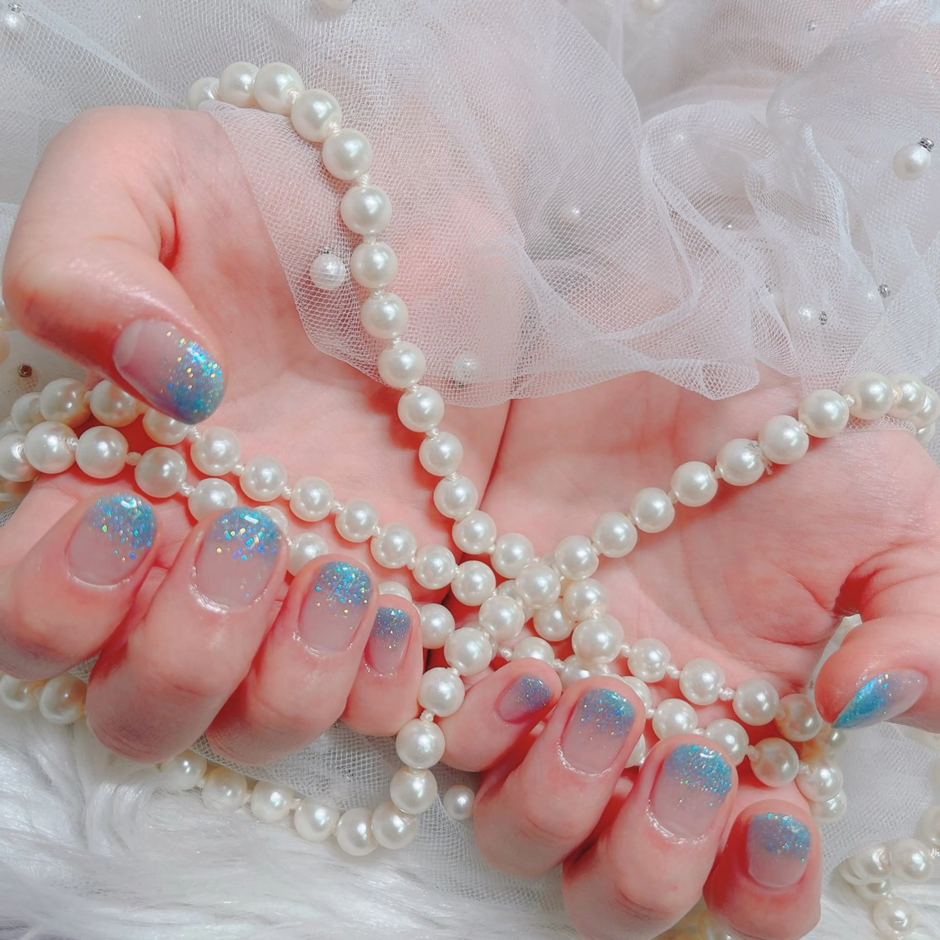 ネイル ラメ(グリッター) ラメグラデーション 💛KAREN‪ 🪄新宿✨nailのネイルデザイン