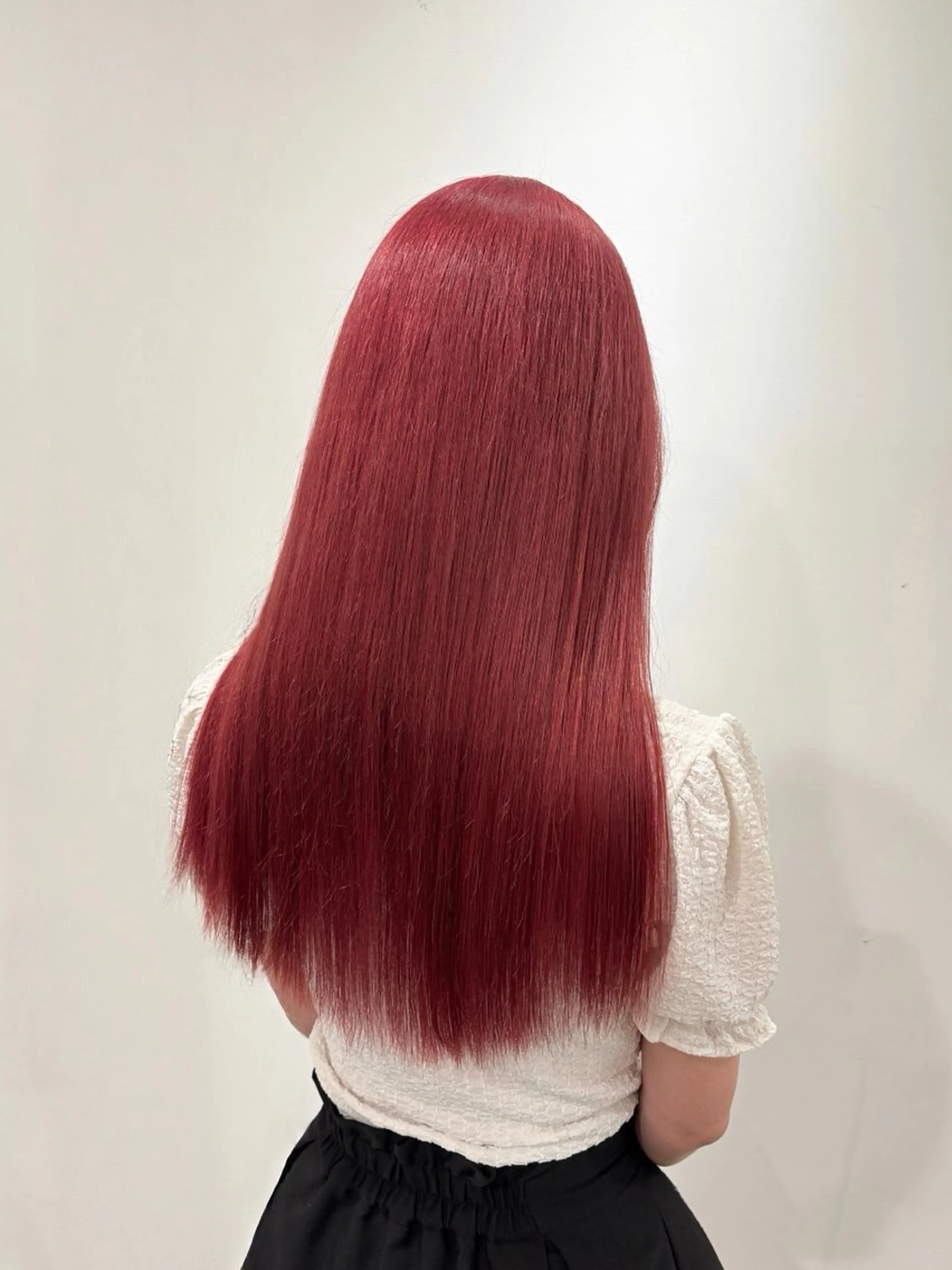 ロング カラー ヘアカラー トリートメント ハイトーン/ウルフ/ レイヤー/Asukaのヘアスタイル