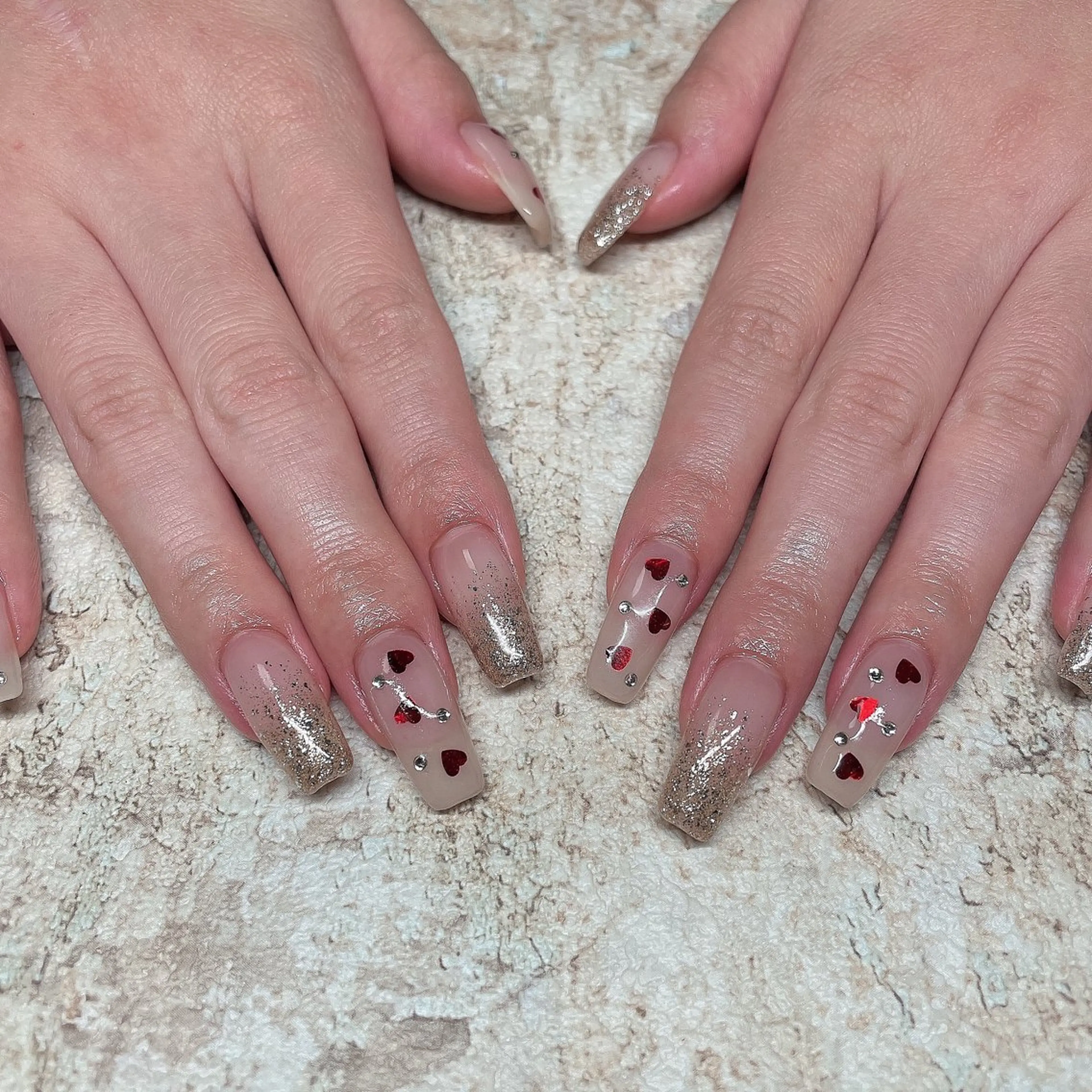 ネイル アートネイル フレンチネイル ジェルネイル グラデーション 韓国ネイル ハンドネイル ハンドケア Nail room Bimano所属・Bimano seica♡+°のネイルデザイン