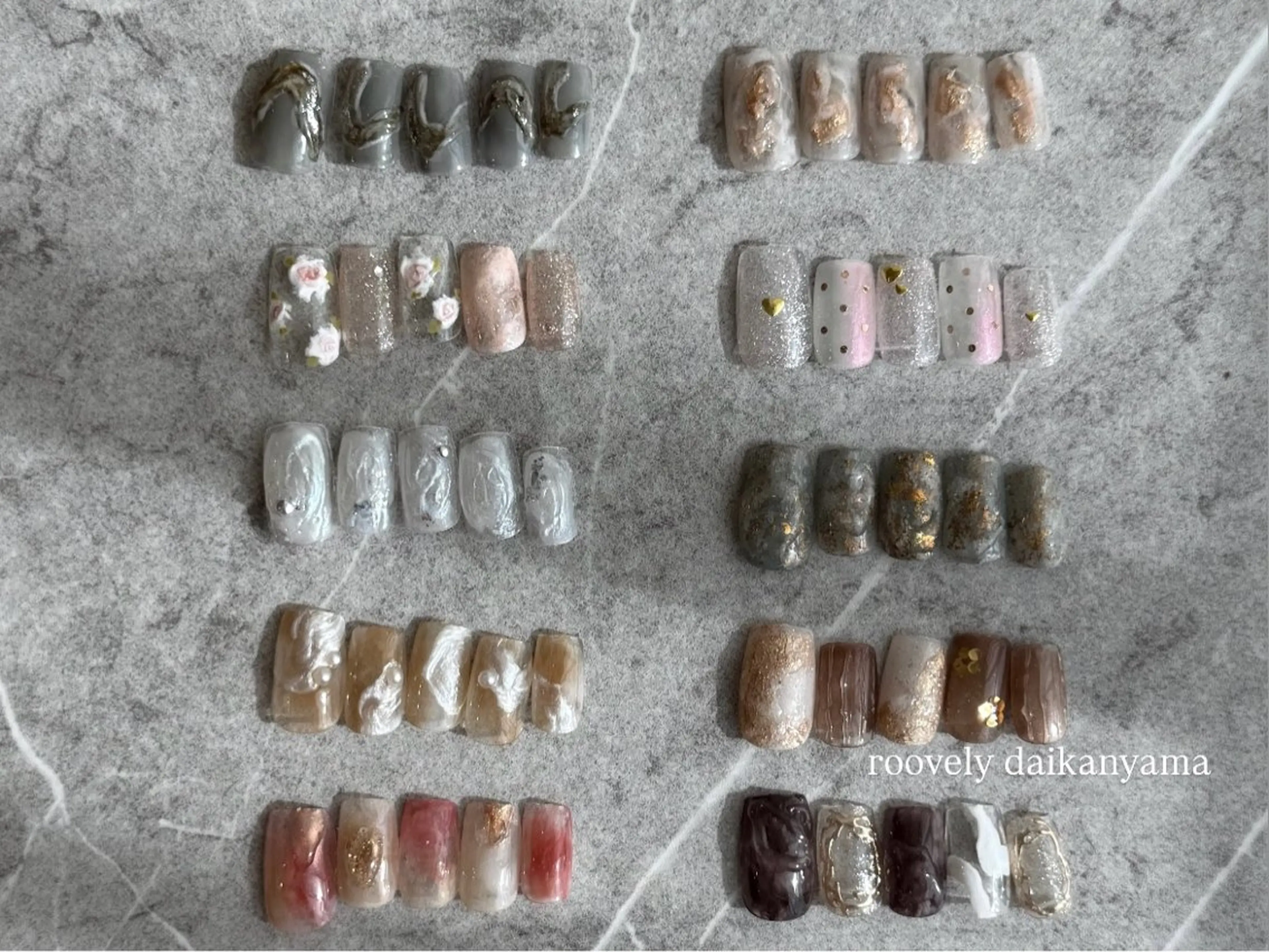 ネイル ハンドネイル Nail salon Roovely 代官山店【ネイルサロンルブリー】所属・roovely Rumi／ニュアンスのネイルデザイン