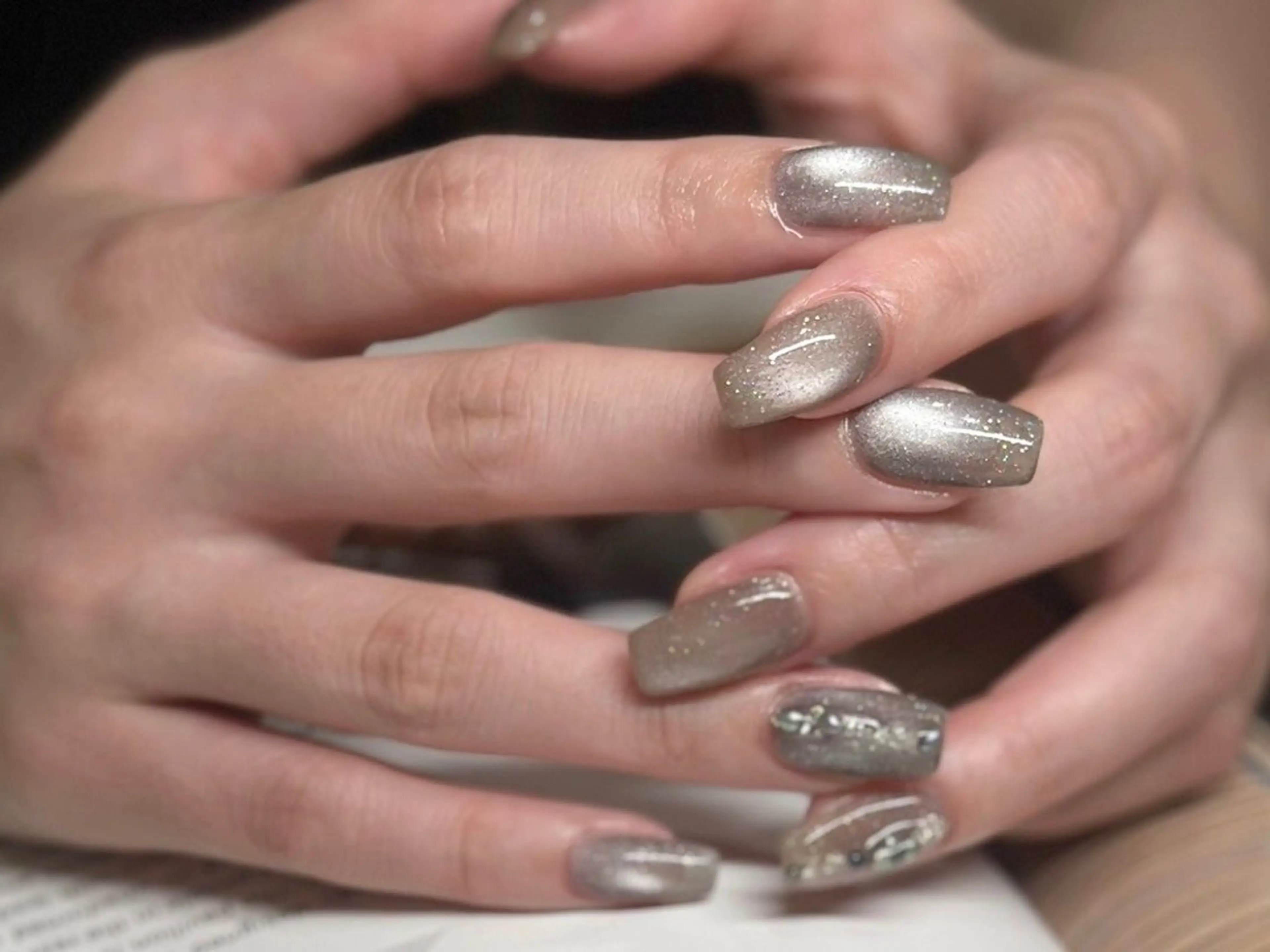 ❤︎【オフ有り】シンプルネイルの写真