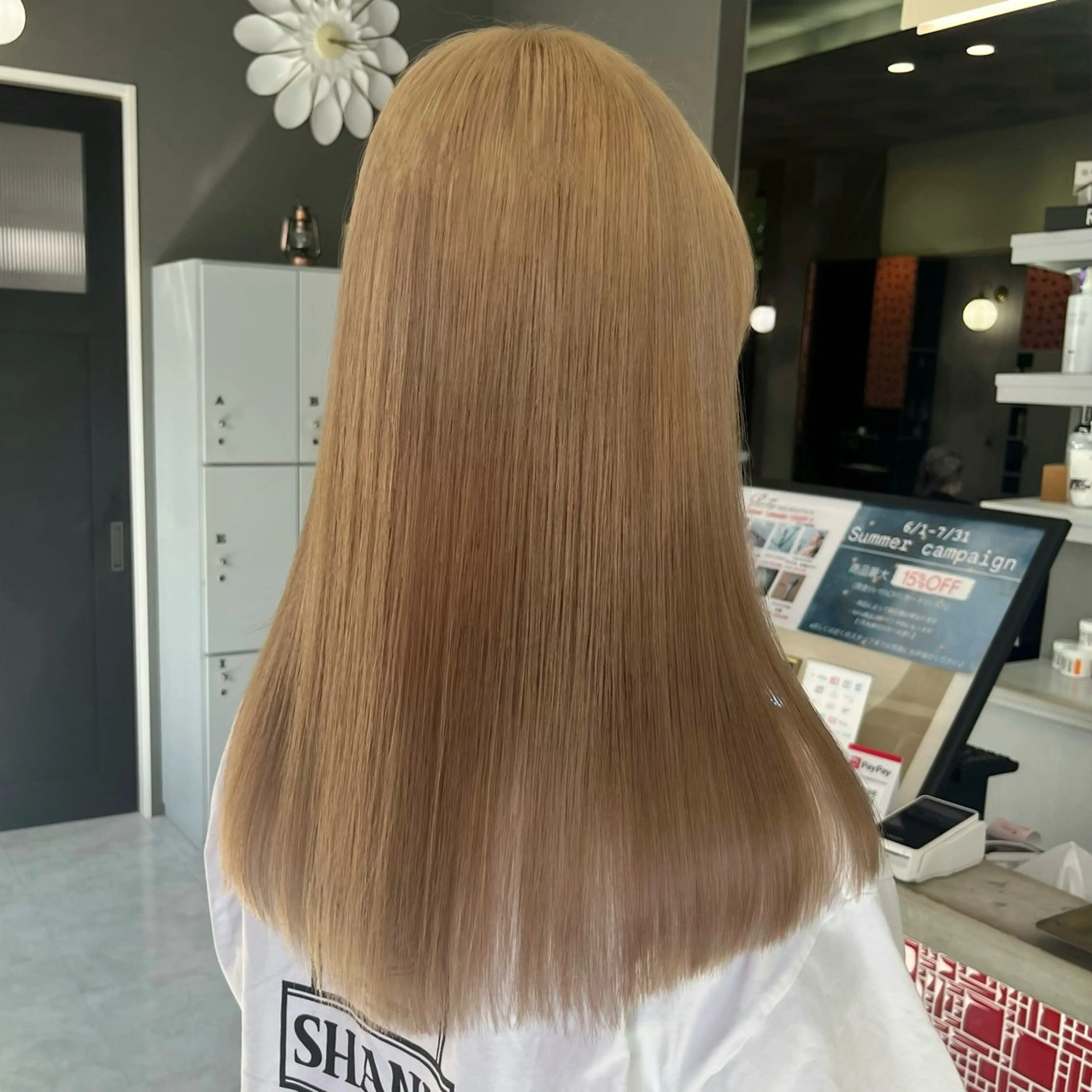 ロング カラー カット ヘアカラー トリートメント sato mizukiのヘアスタイル