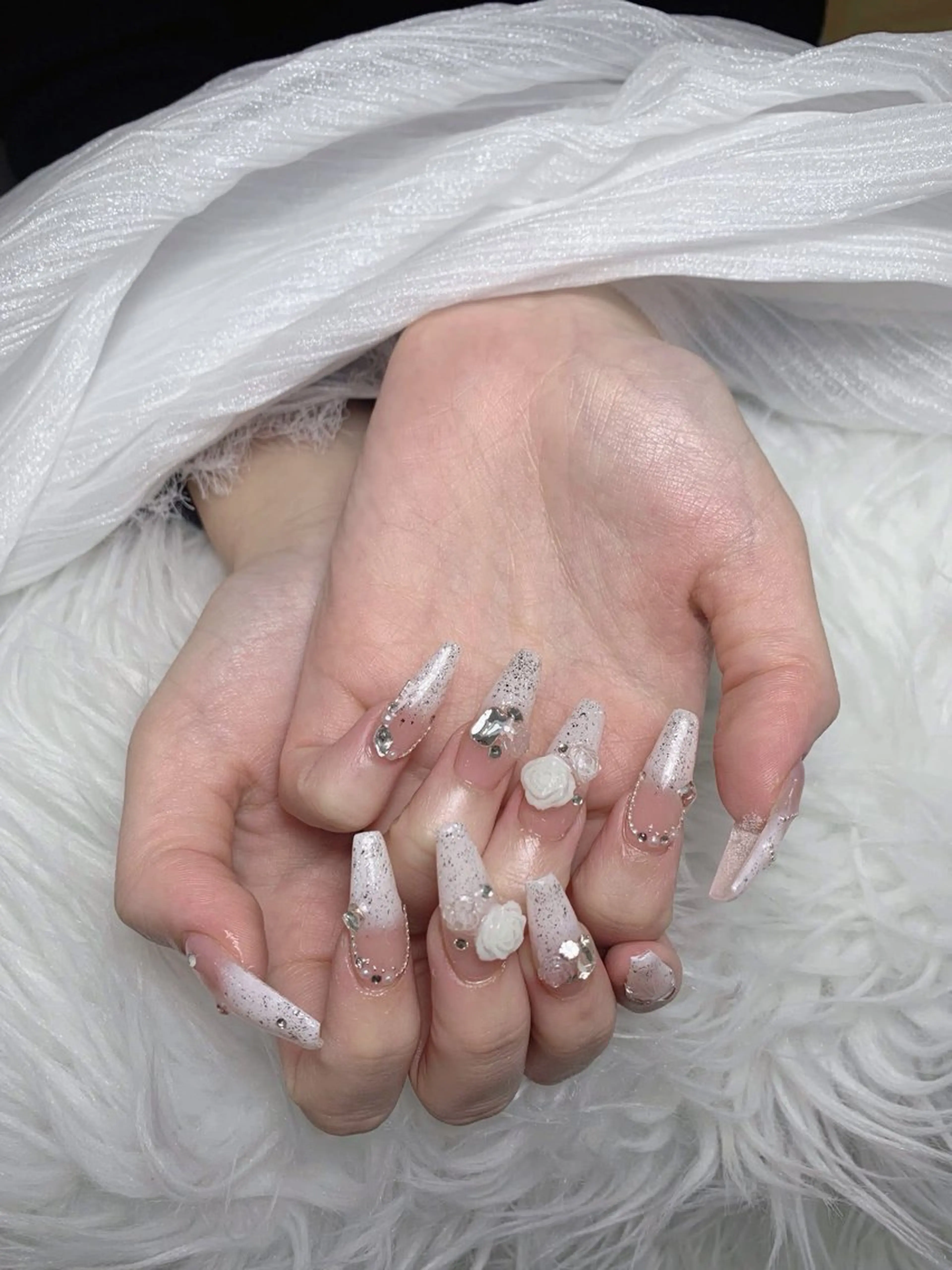 ネイル アートネイル ジェルネイル マグネットネイル ニュアンスネイル シンプルネイル ハンドネイル Ryunail所属・Ryu Nail NekoChanのネイルデザイン