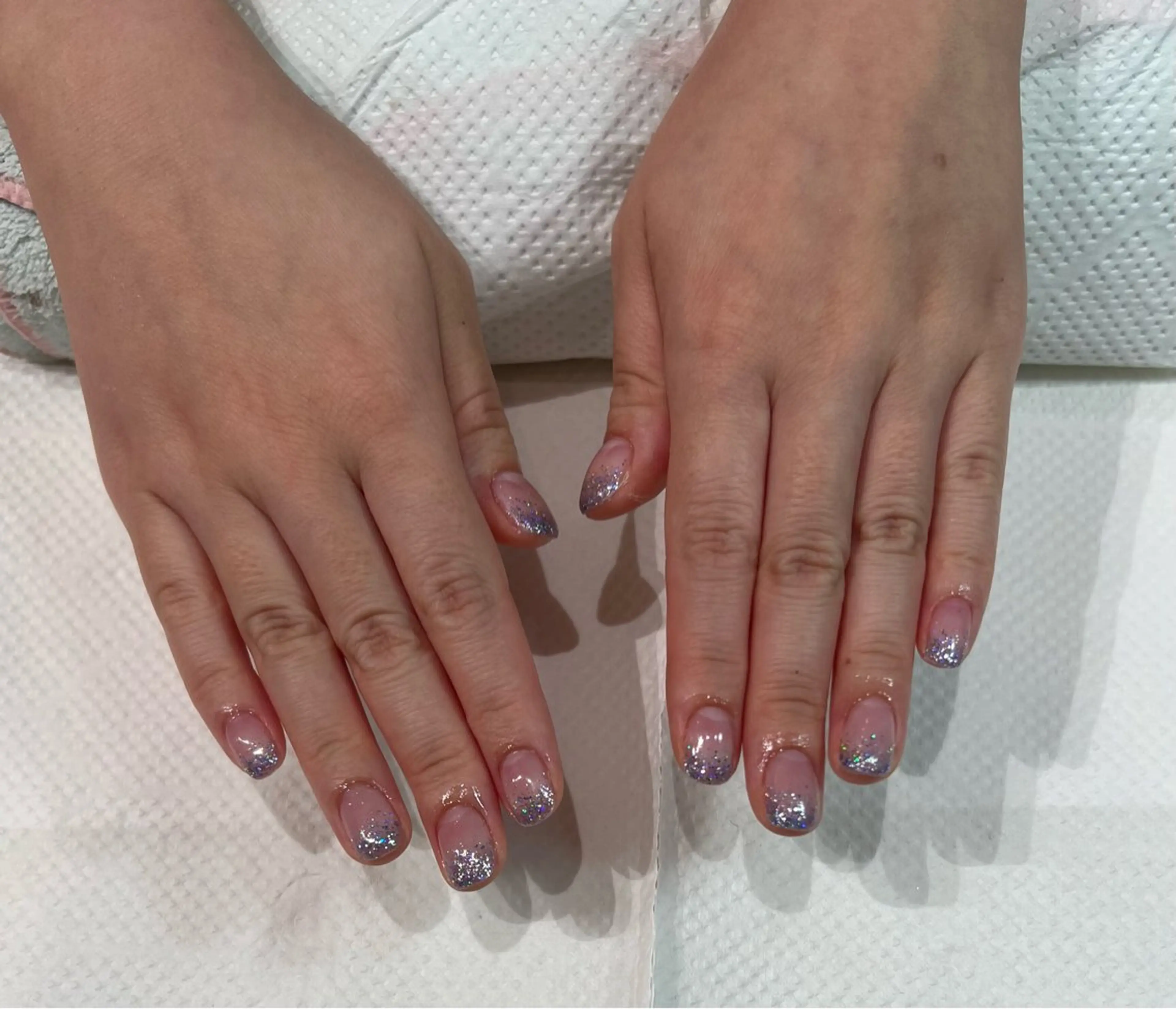 ネイル ラメ(グリッター) ラメグラデーション Roy心斎橋 石川のネイルデザイン