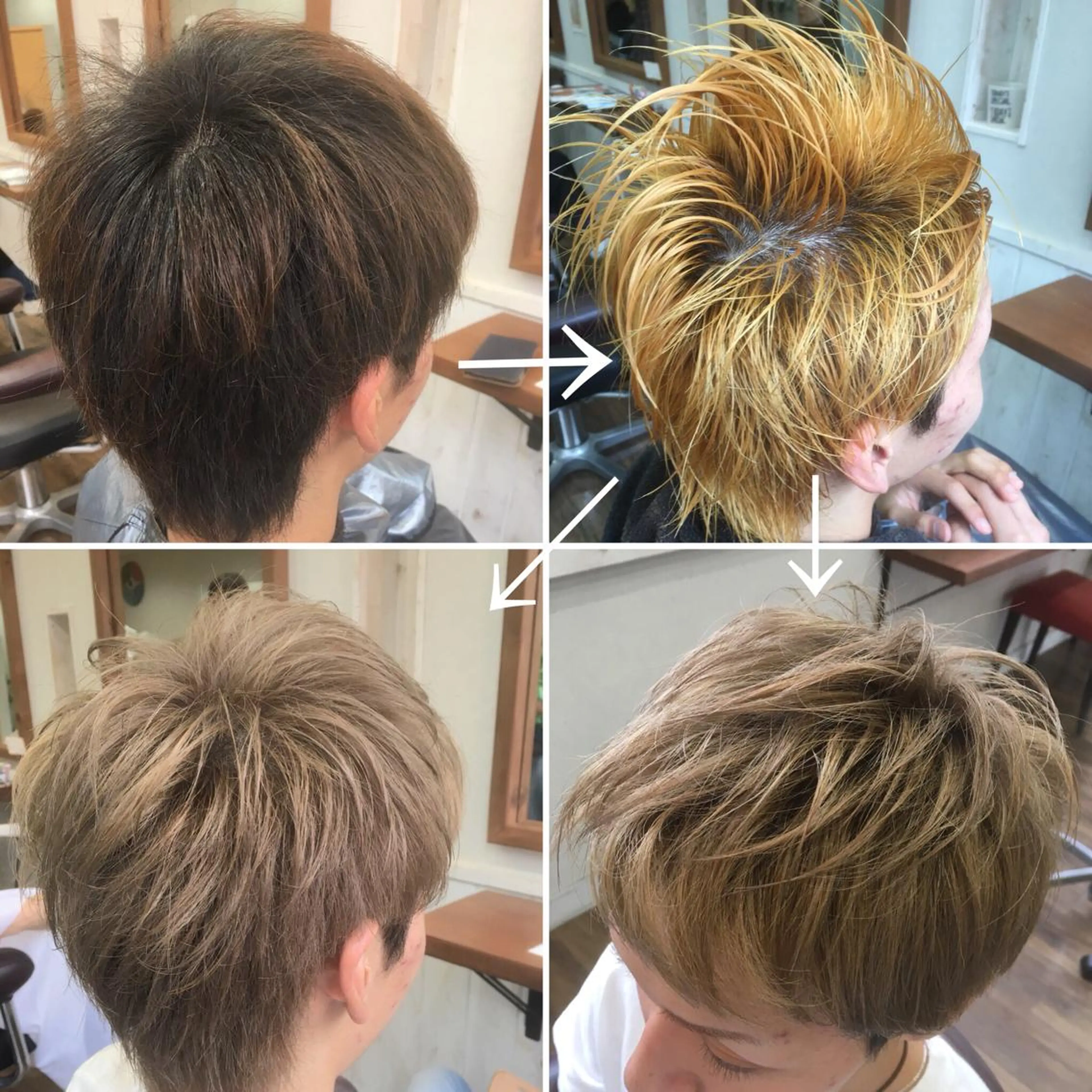 カラー メンズ 佐瀬竜矢PRIMAL /portのヘアスタイル