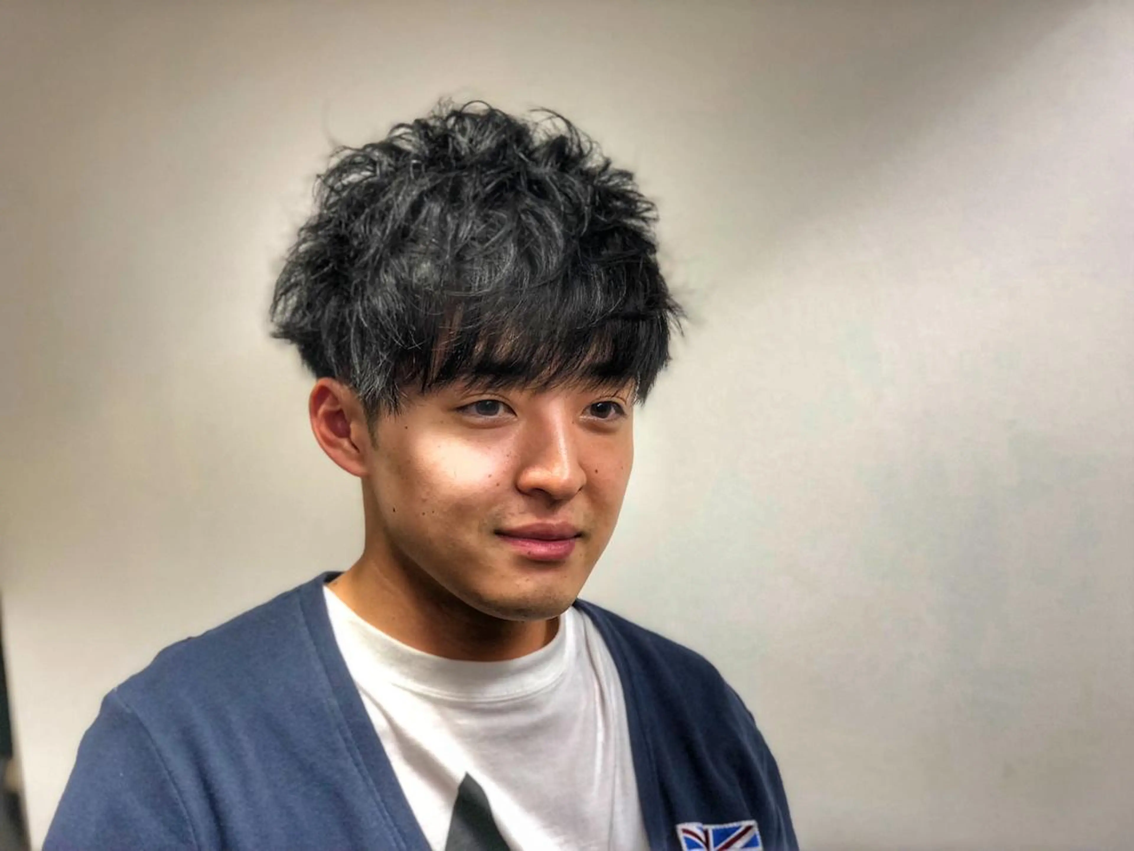 ショート カラー パーマ メンズ 美髪矯正 Rioのヘアスタイル