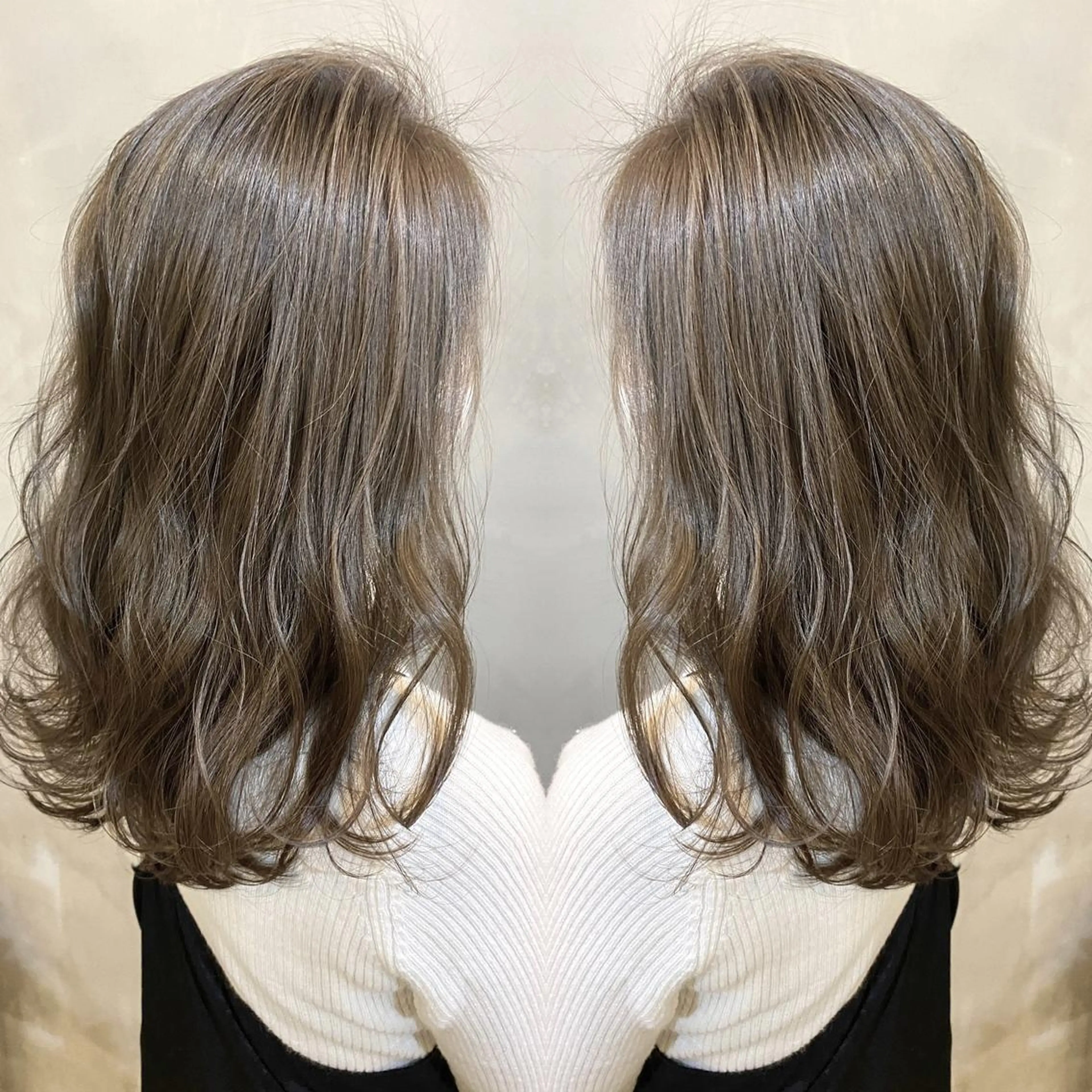 セミロング カラー ヘアアレンジ ネイル マツエク・マツパ 透明感カラー ハイライトカラー 外国人風カラー ハイライト ヨシンモリ ヘアカラー トリートメント reverie【レヴリー】所属・夜23時まで予約🉑 reverieあきらのその他イメージ