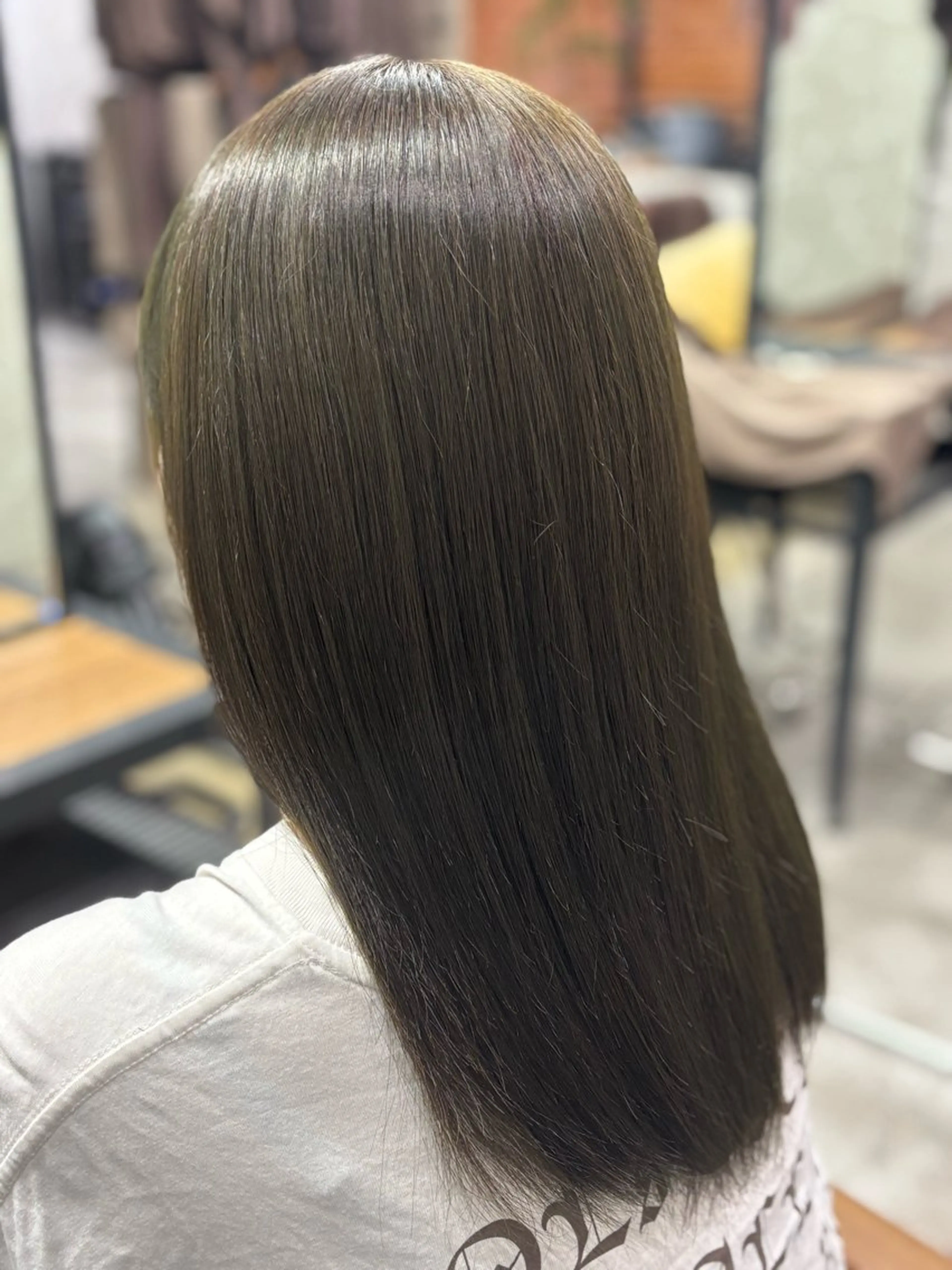 セミロング ヘアカラー トリートメント GO GOOD.髪質 改善艶カラー小宮拓海のヘアスタイル