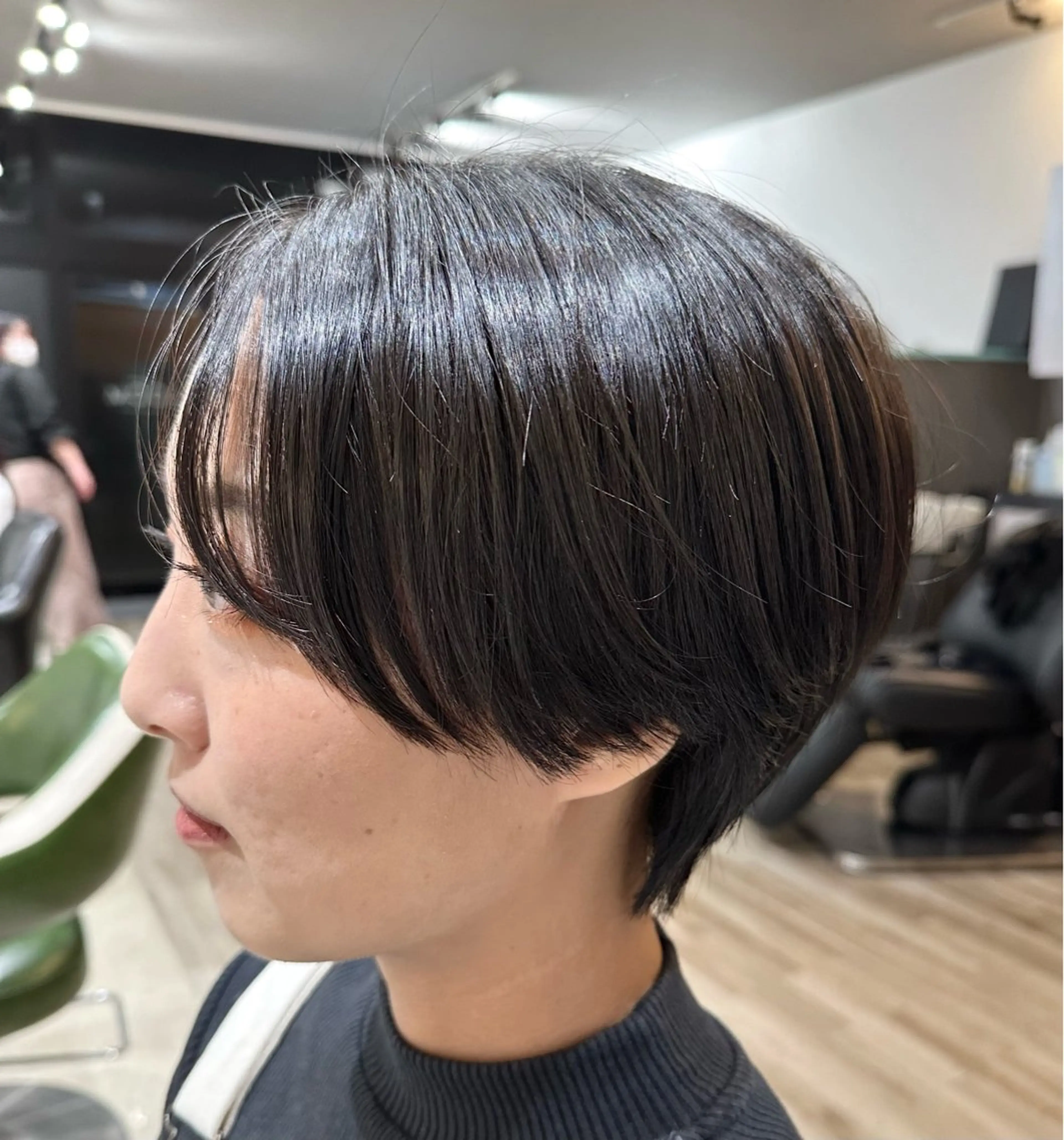 ショート ハンサムショート ショートヘア カット 飯泉 春乃のヘアスタイル