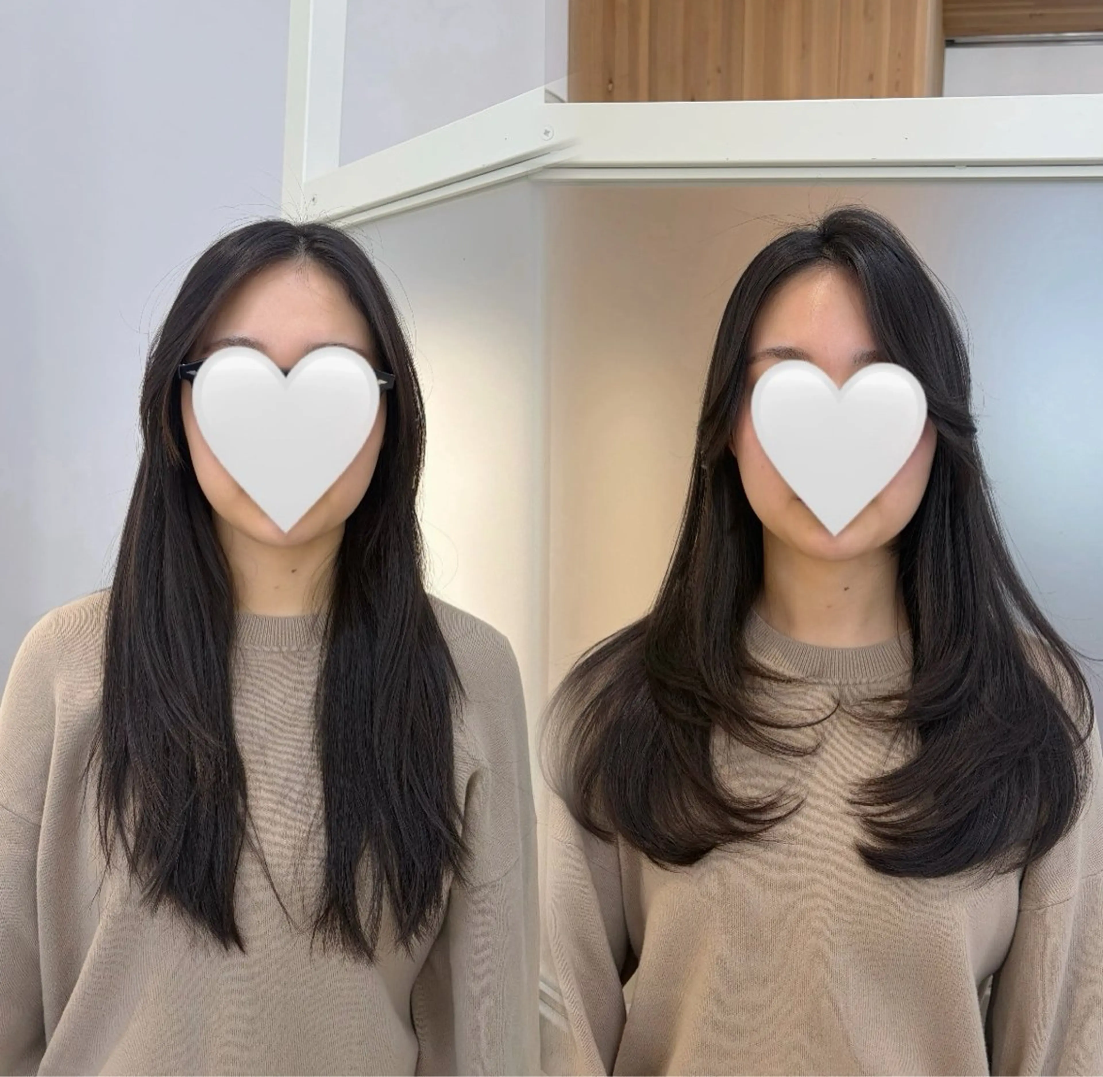 ロング カット ヘッドスパ oto🎀×美髪× シースルー前髪🤍のヘアスタイル