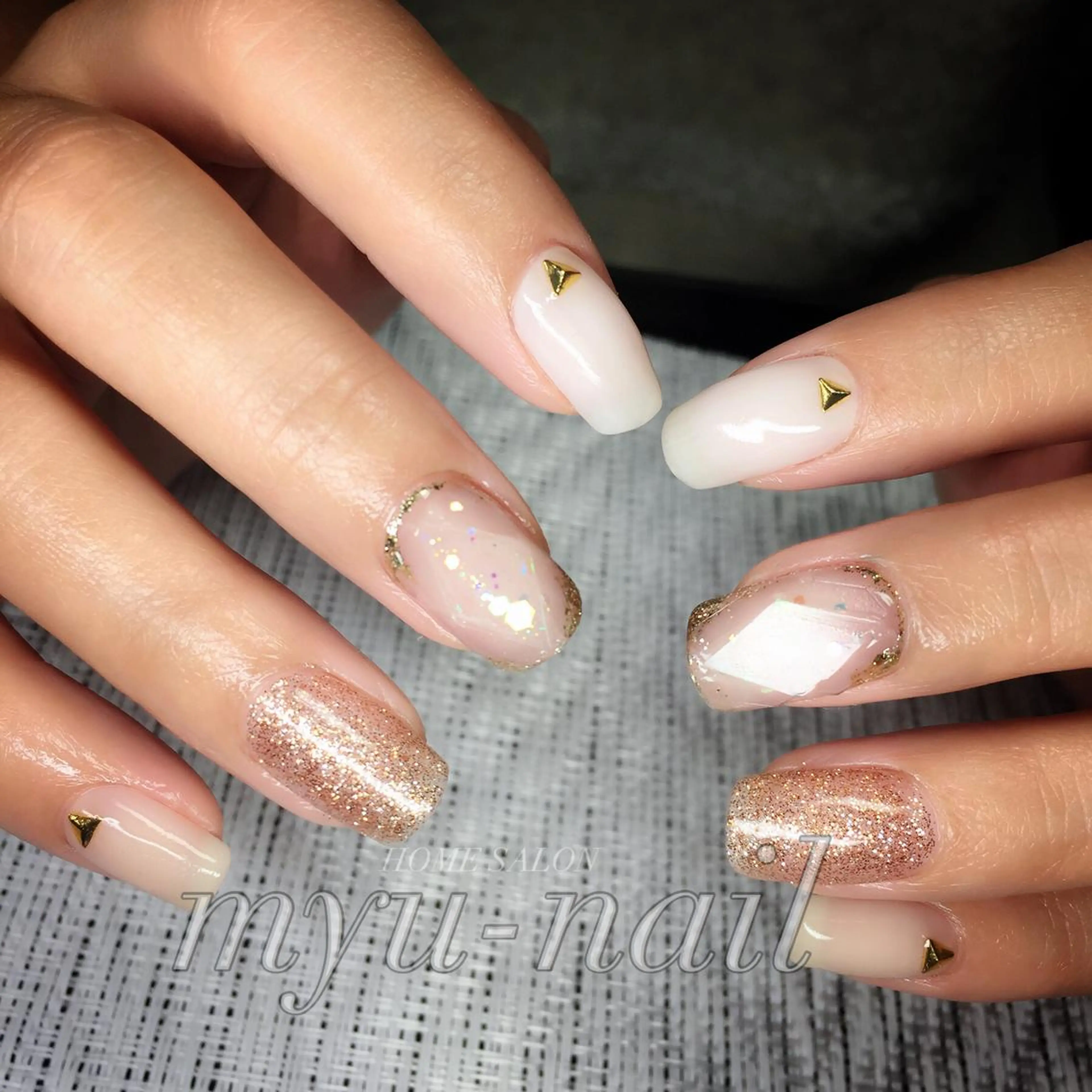 ネイル ハンドネイル ホームサロン myu-nailのネイルデザイン