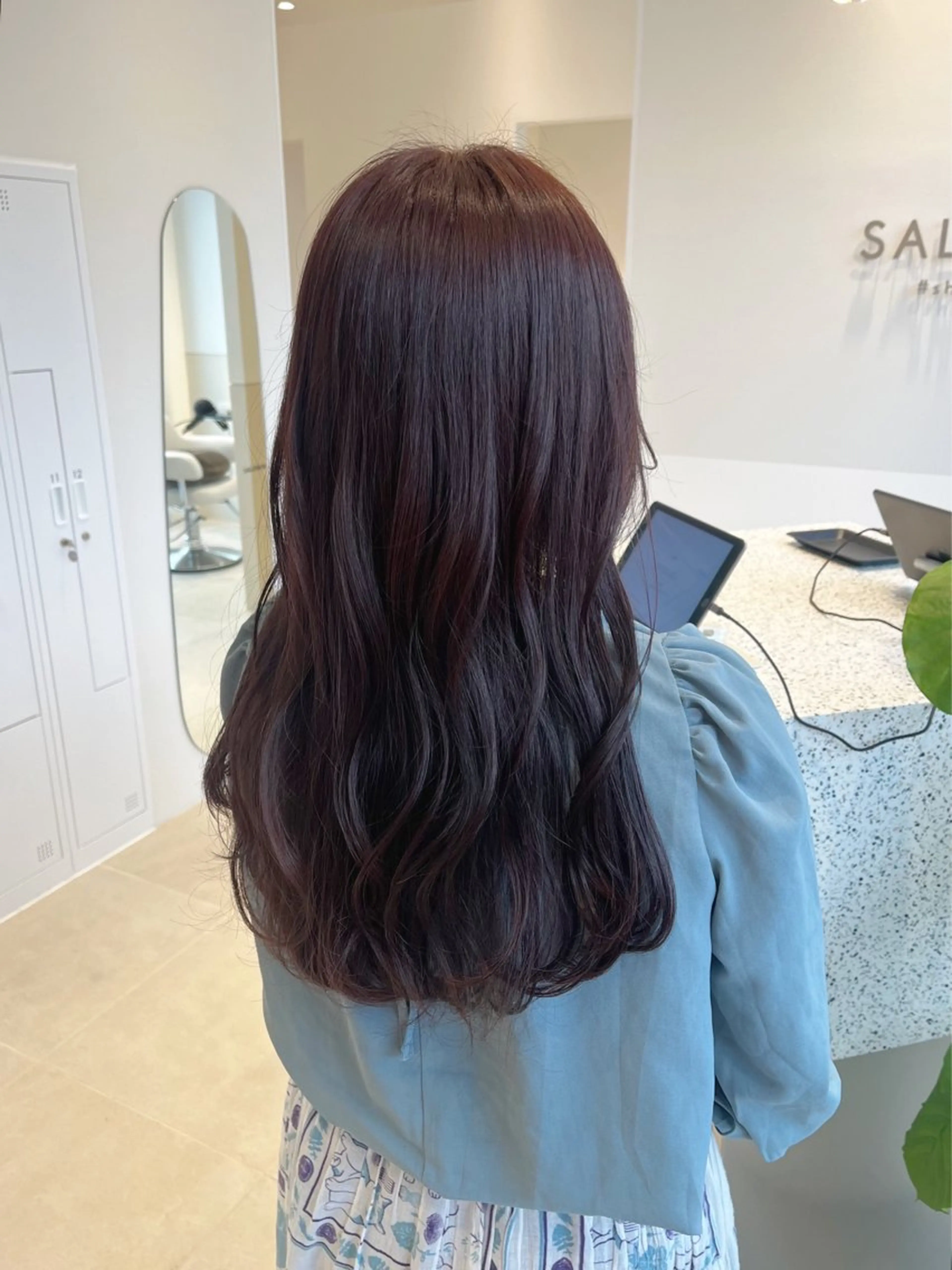 ロング カラー SALOWIN京都河原町suite店所属・うる艶カラー／ 髪質改善／arisaのヘアスタイル