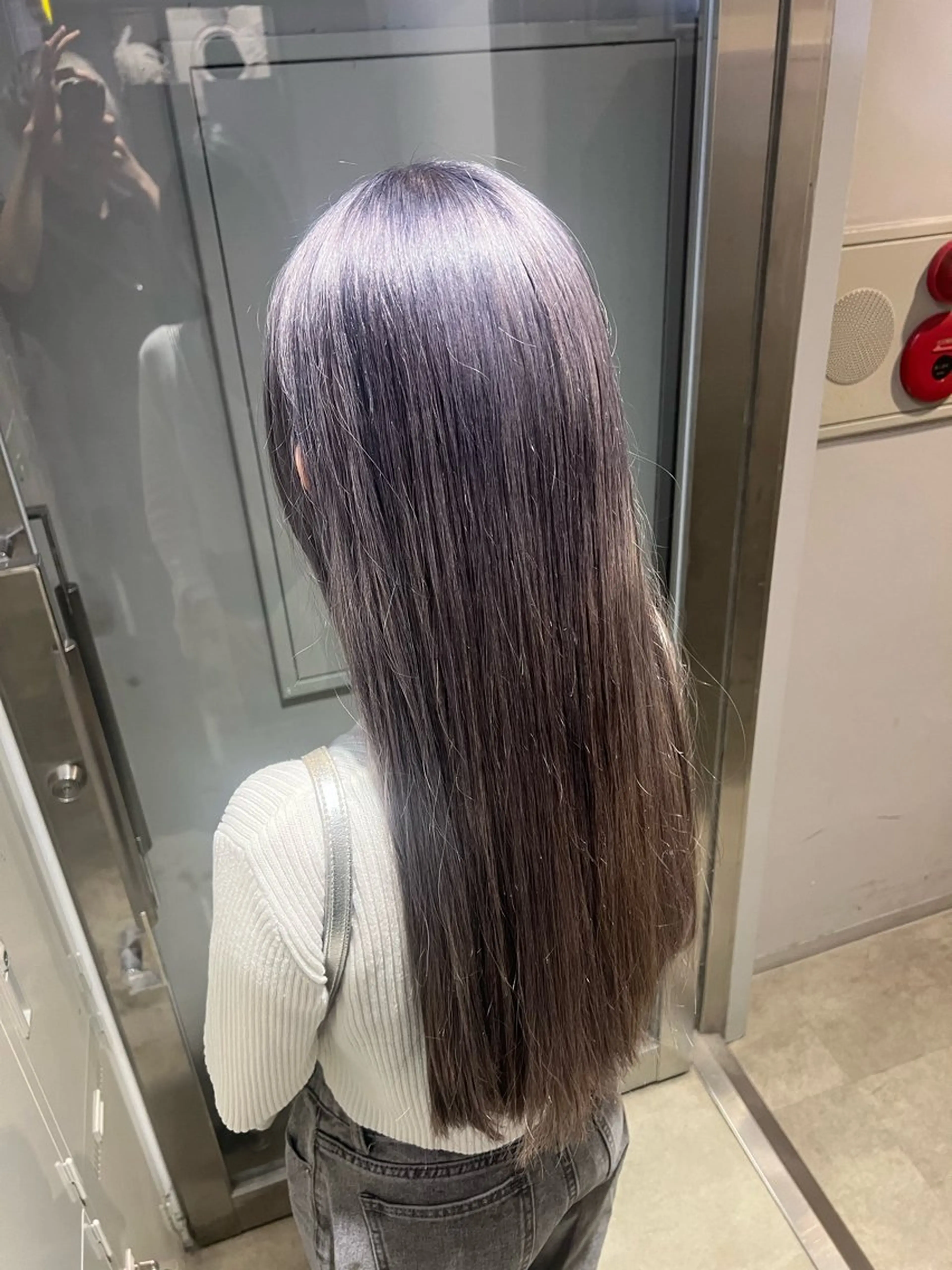 ロング カラー ヘアカラー 韓国レイヤーカット /REIのヘアスタイル