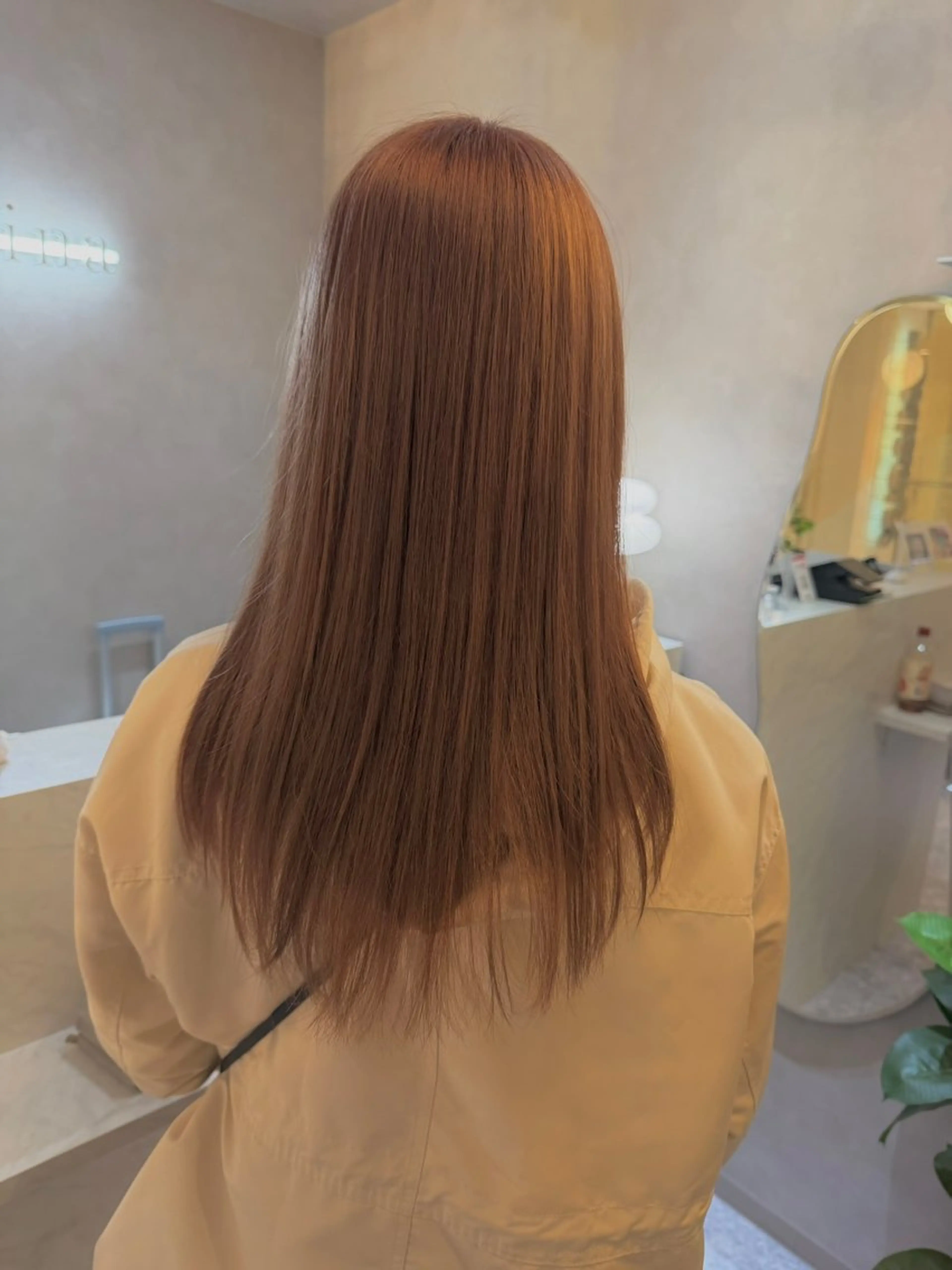 セミロング カラー ヘアカラー トリートメント 🎀髪質改善/艶髪/ 艶カラー🎀浅田涼風のヘアスタイル