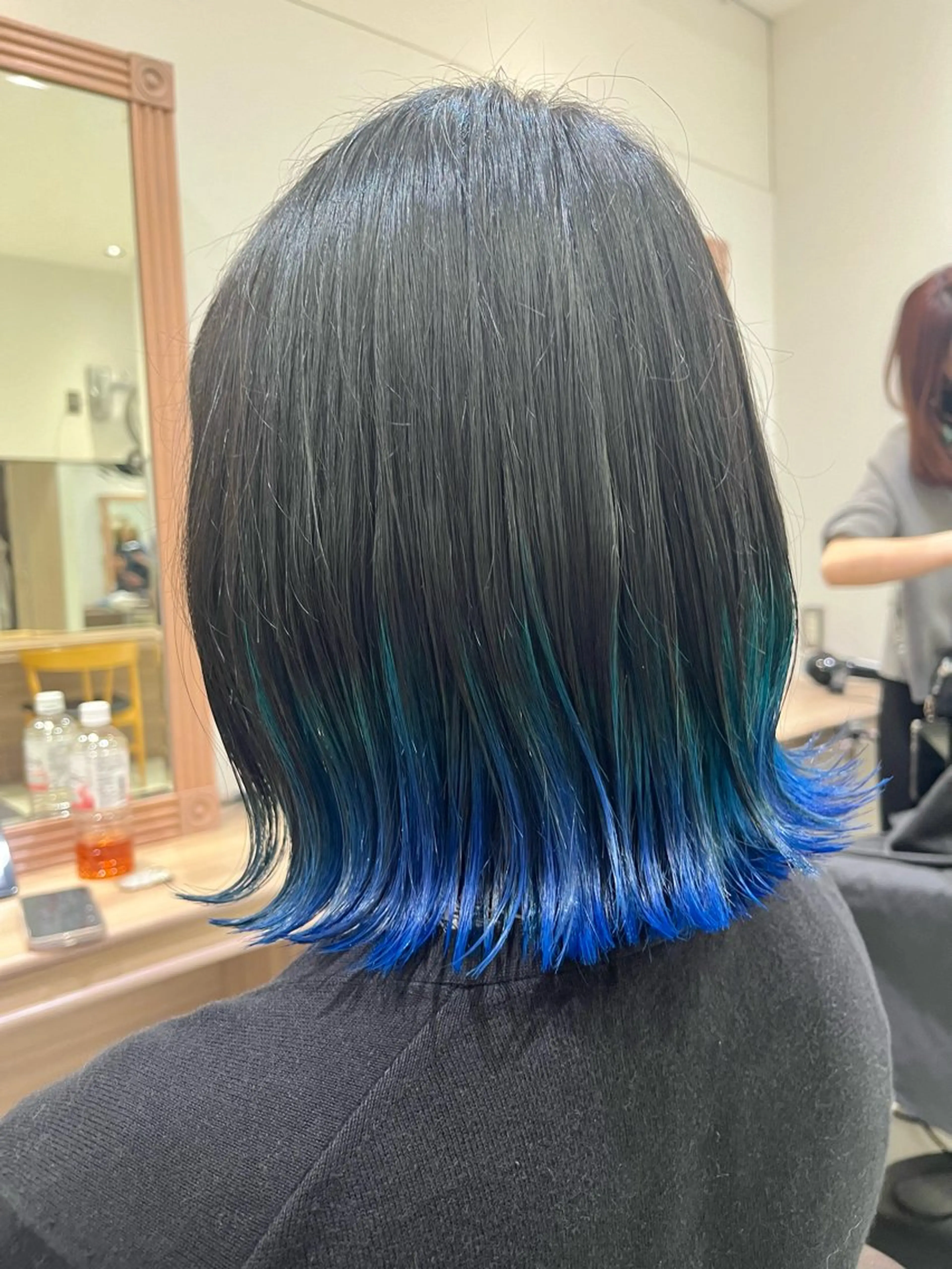 ミディアム カラー 低ダメ高明度 低ダメ高明度ハイトンのヘアスタイル