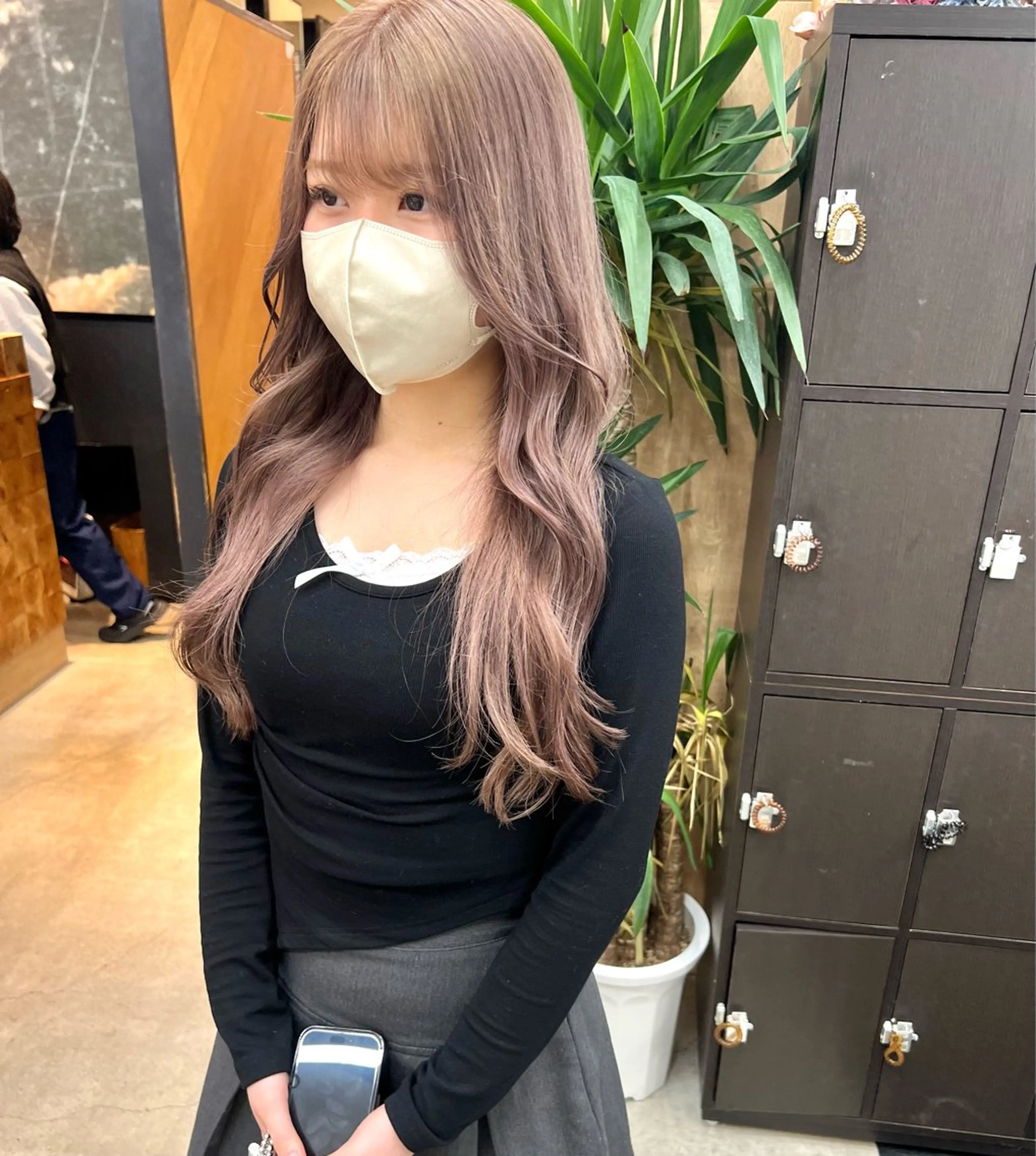 ロング カラー カット ヘアカラー トリートメント 池本 勇大のヘアスタイル