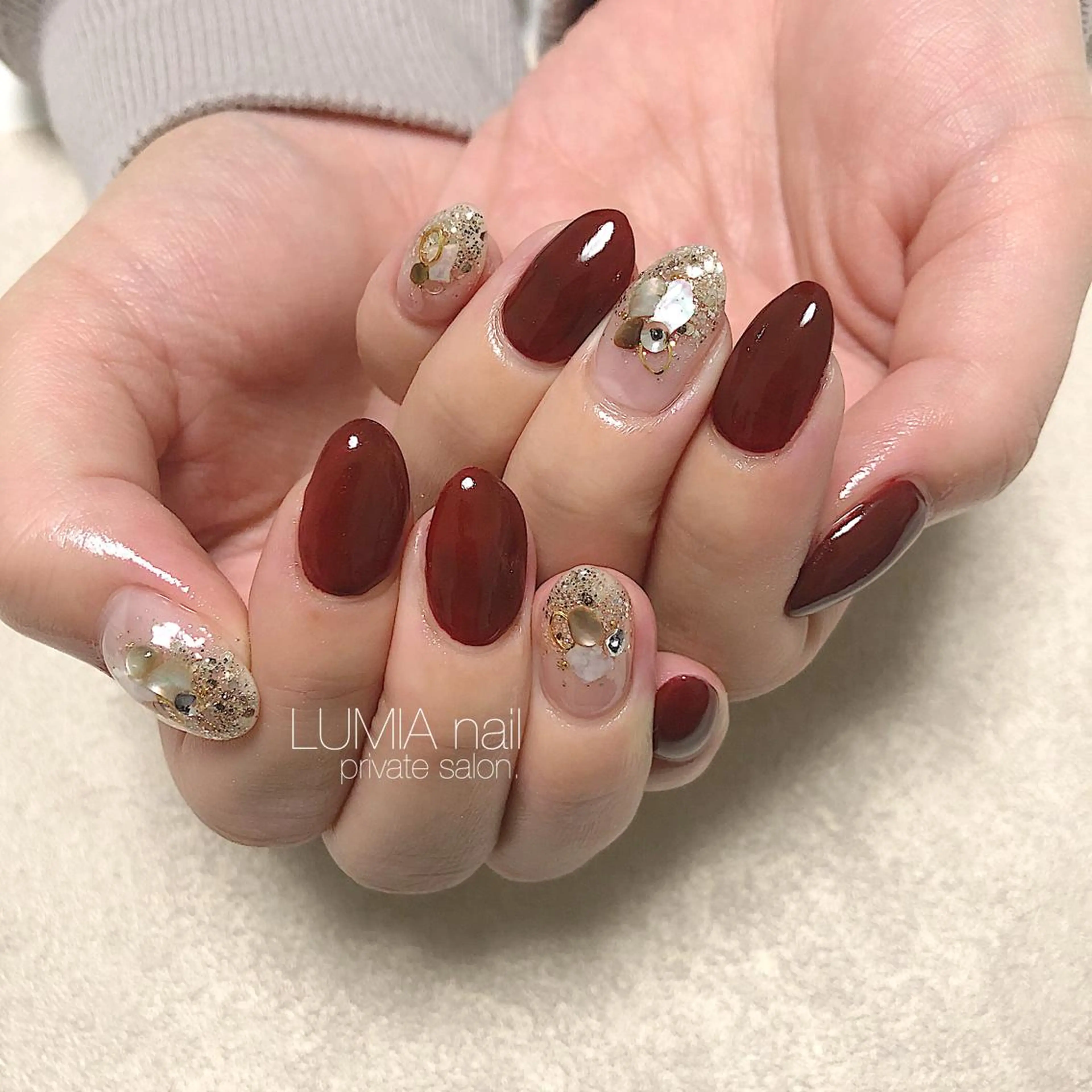 ネイル nail&eyelash Rine所属・Rine 放出 (リネ)のネイルデザイン