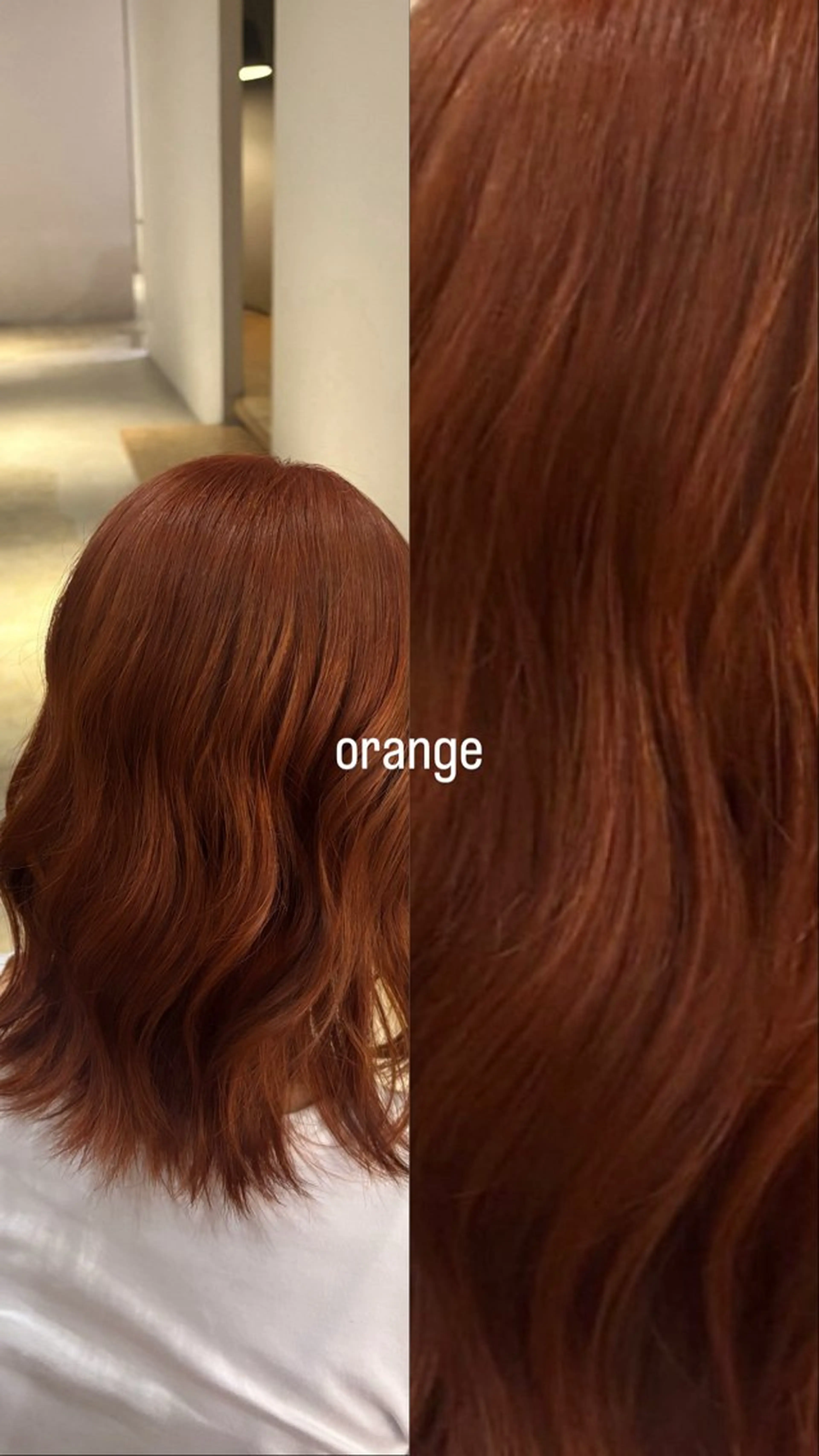 ミディアム カット ヘアカラー まみ/暖色カラー /デザインカラーのヘアスタイル