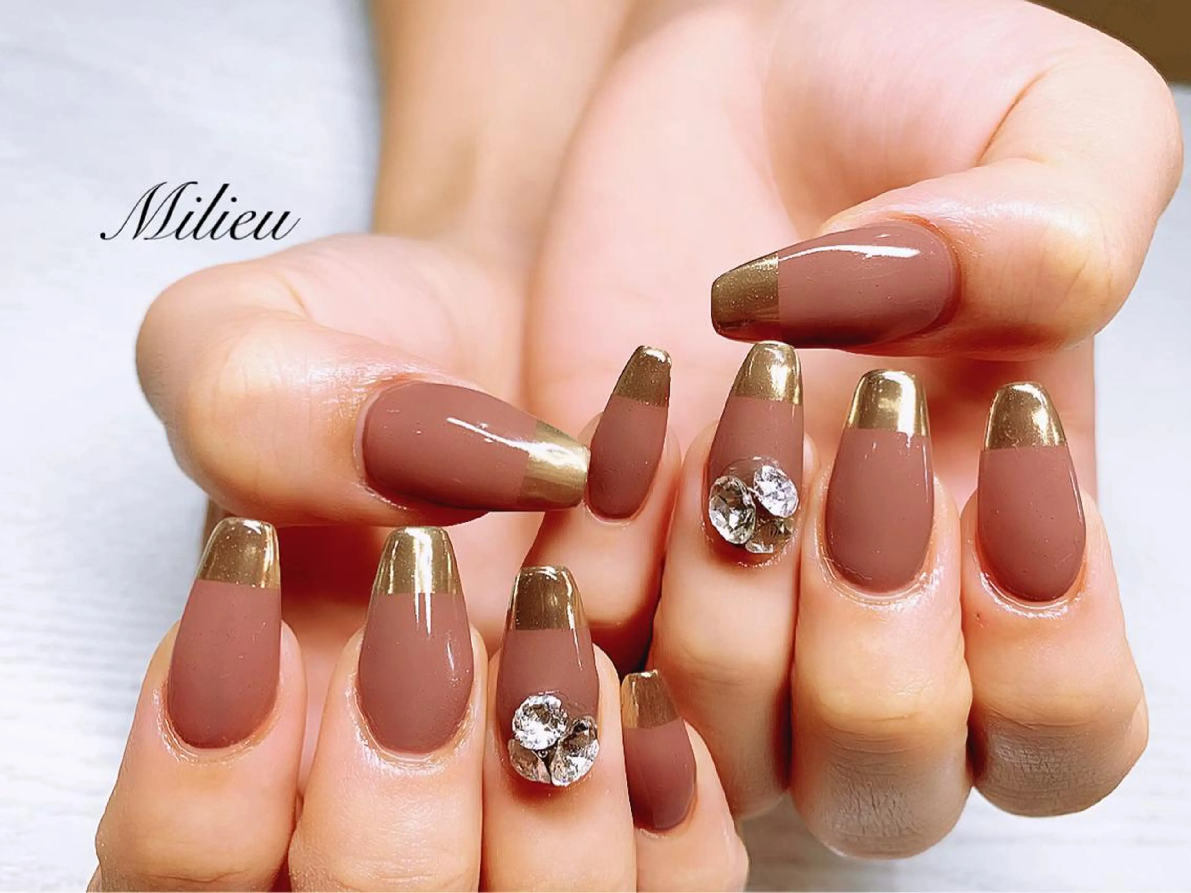 ◇オフ無し◇スカルプ10本+アート乗せ放題+ジェルコート💙ニュアンスもお任せもOK!!の写真