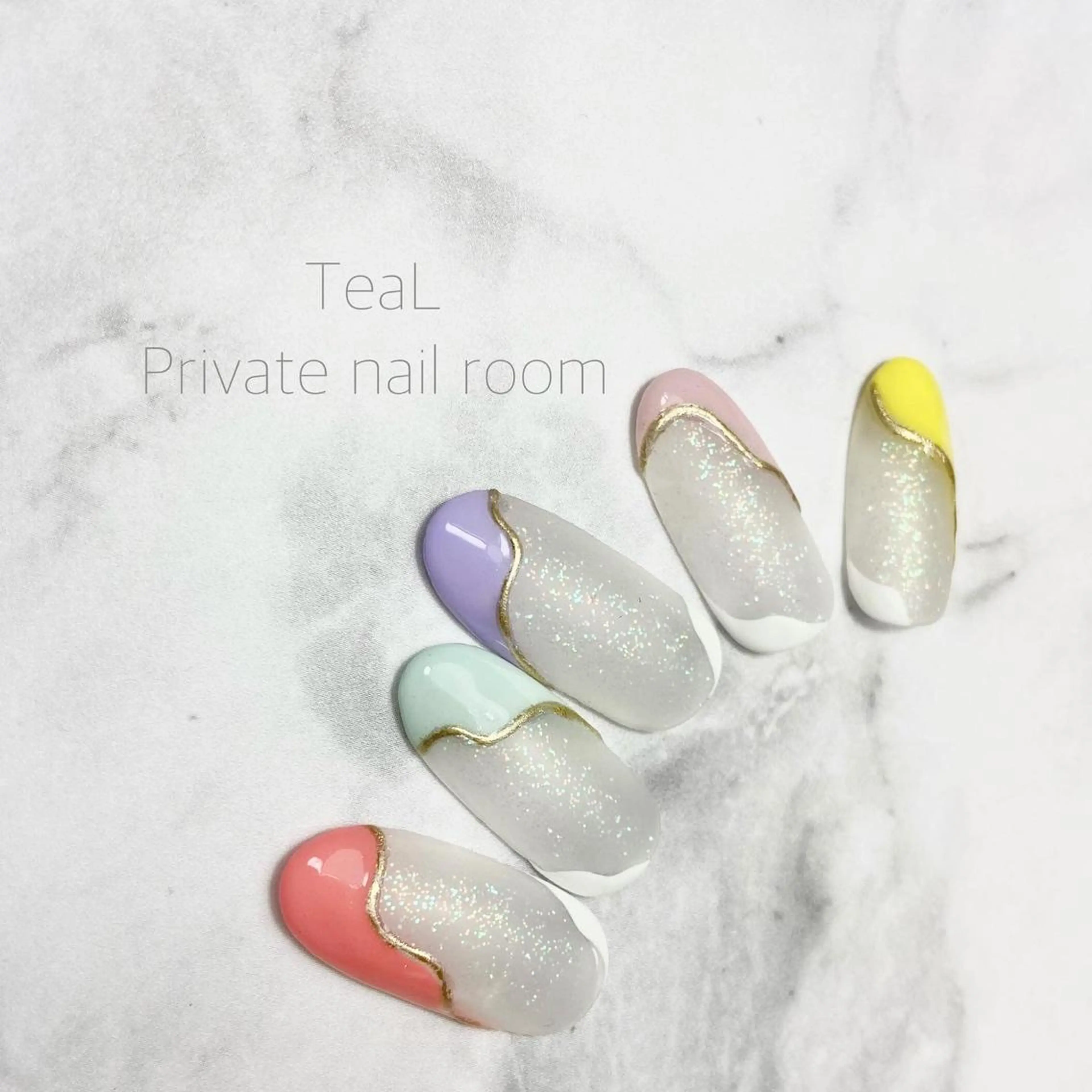 ネイル ハンドネイル TeaL nailのネイルデザイン