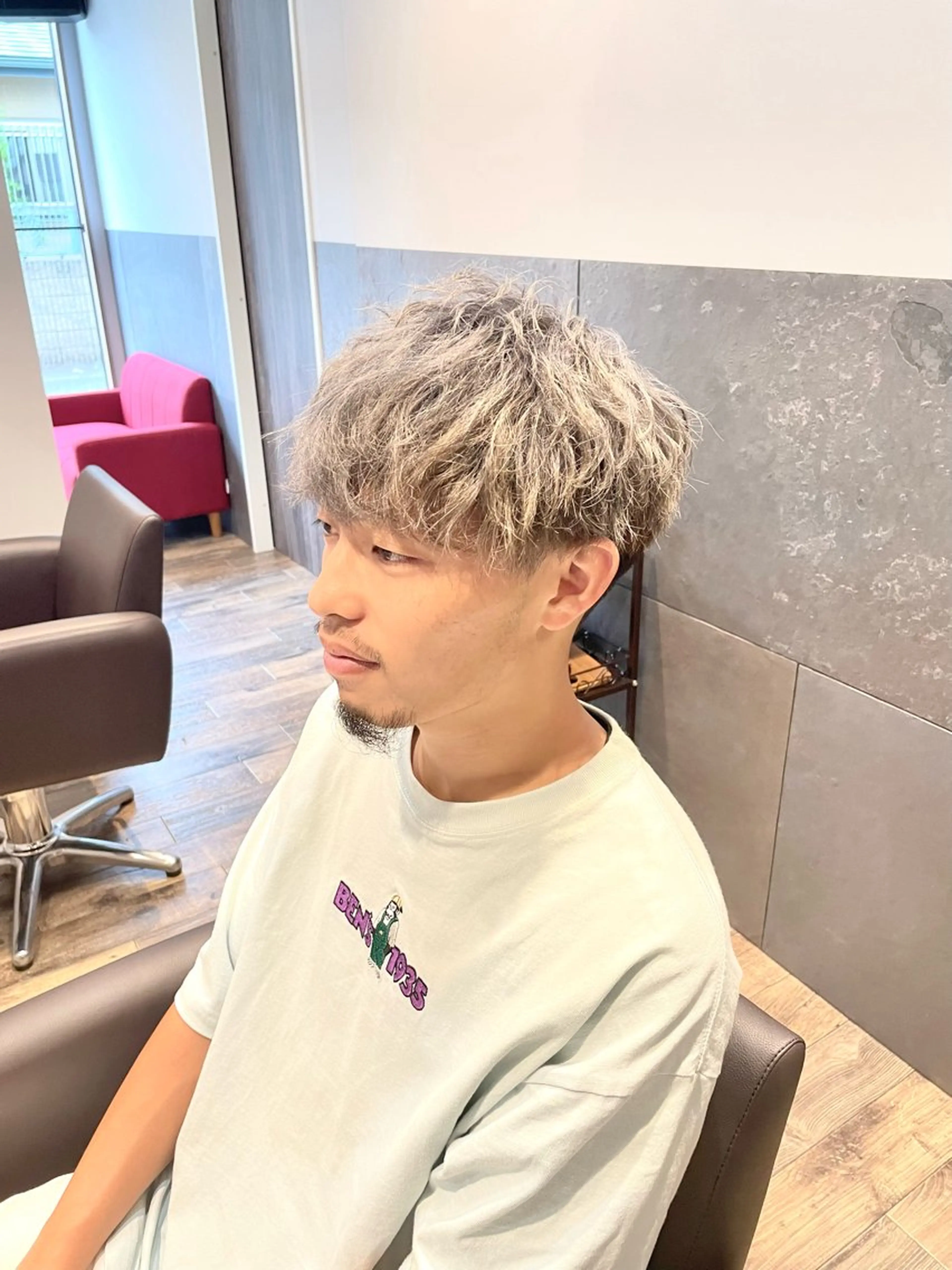 ダブルカラー&メンズカットの写真