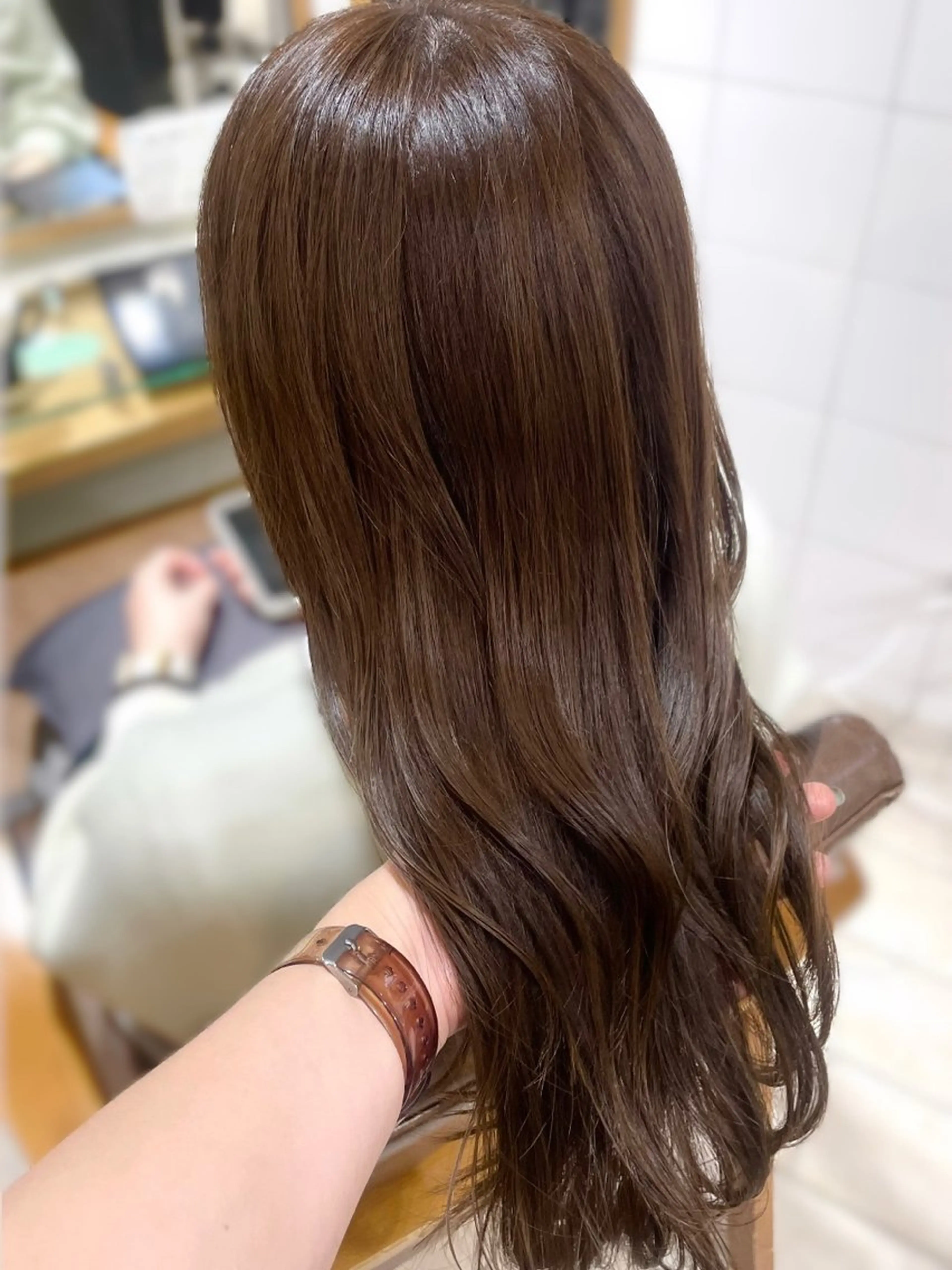 ロング カット ヘアカラー トリートメント 🍬kanami 🍬ボブ/暖色カラーのヘアスタイル